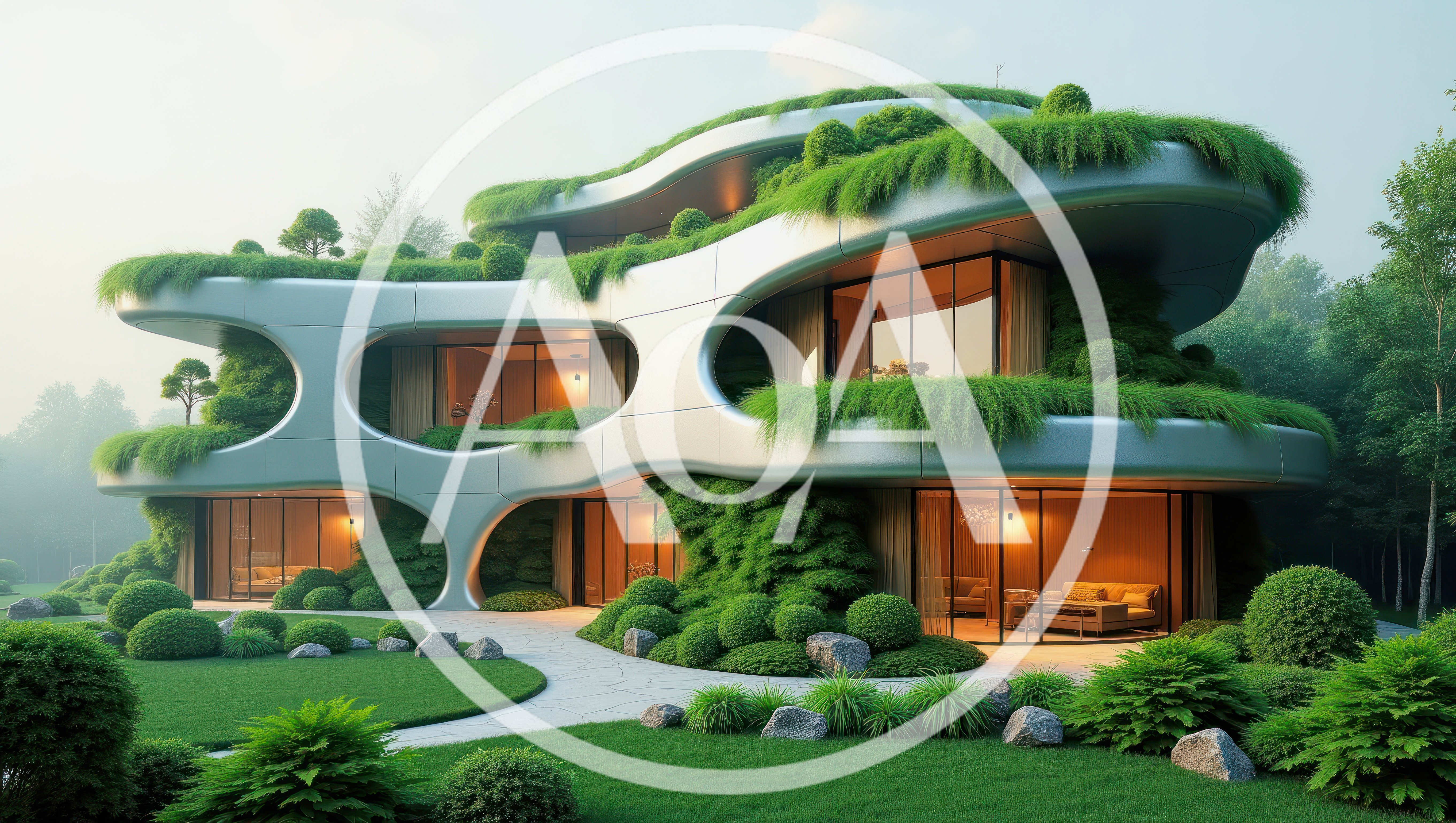 Modern Eco-Friendly Organic Architecture Villa