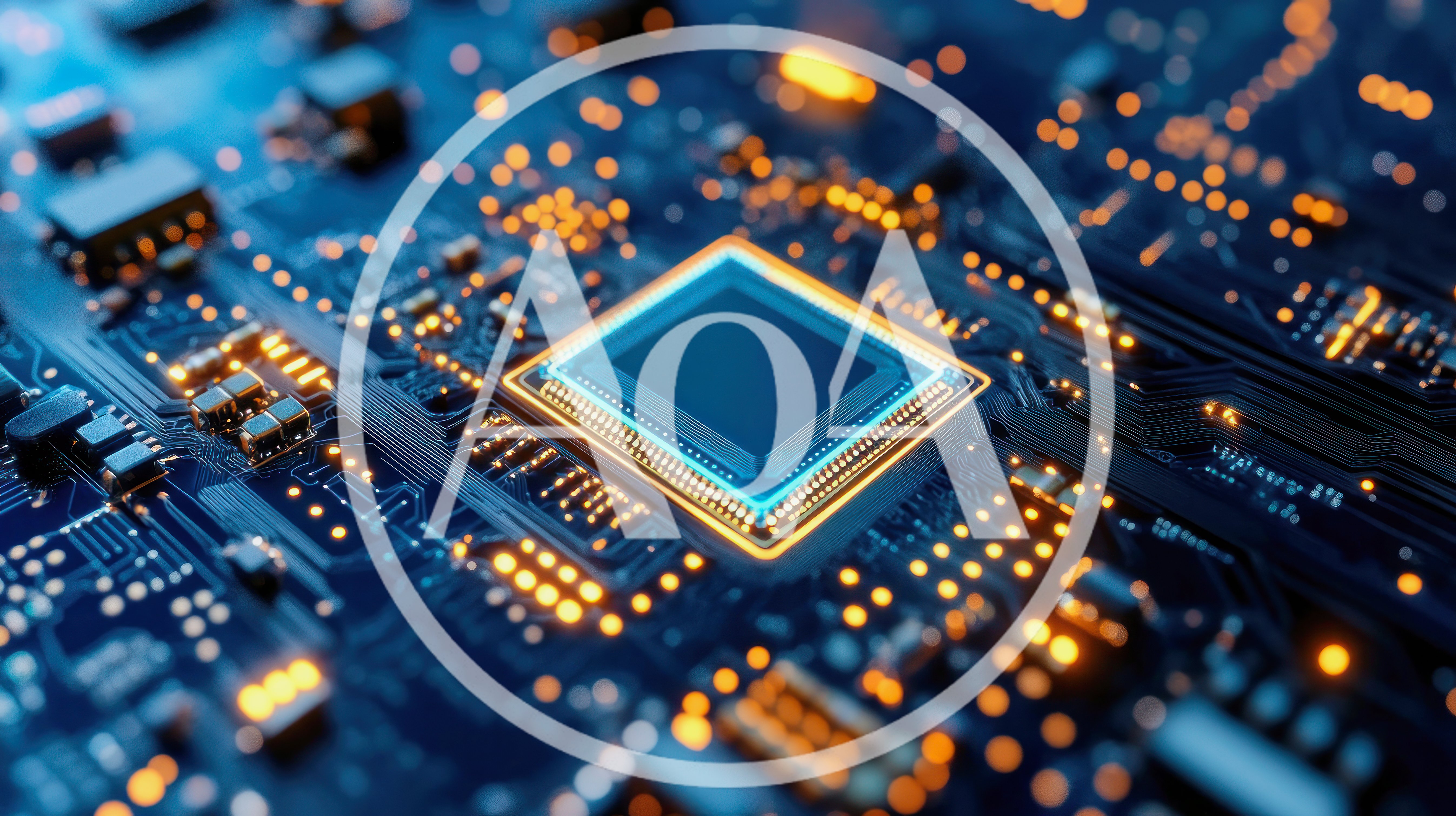 Central Processing Unit On A Computer Circuit Board