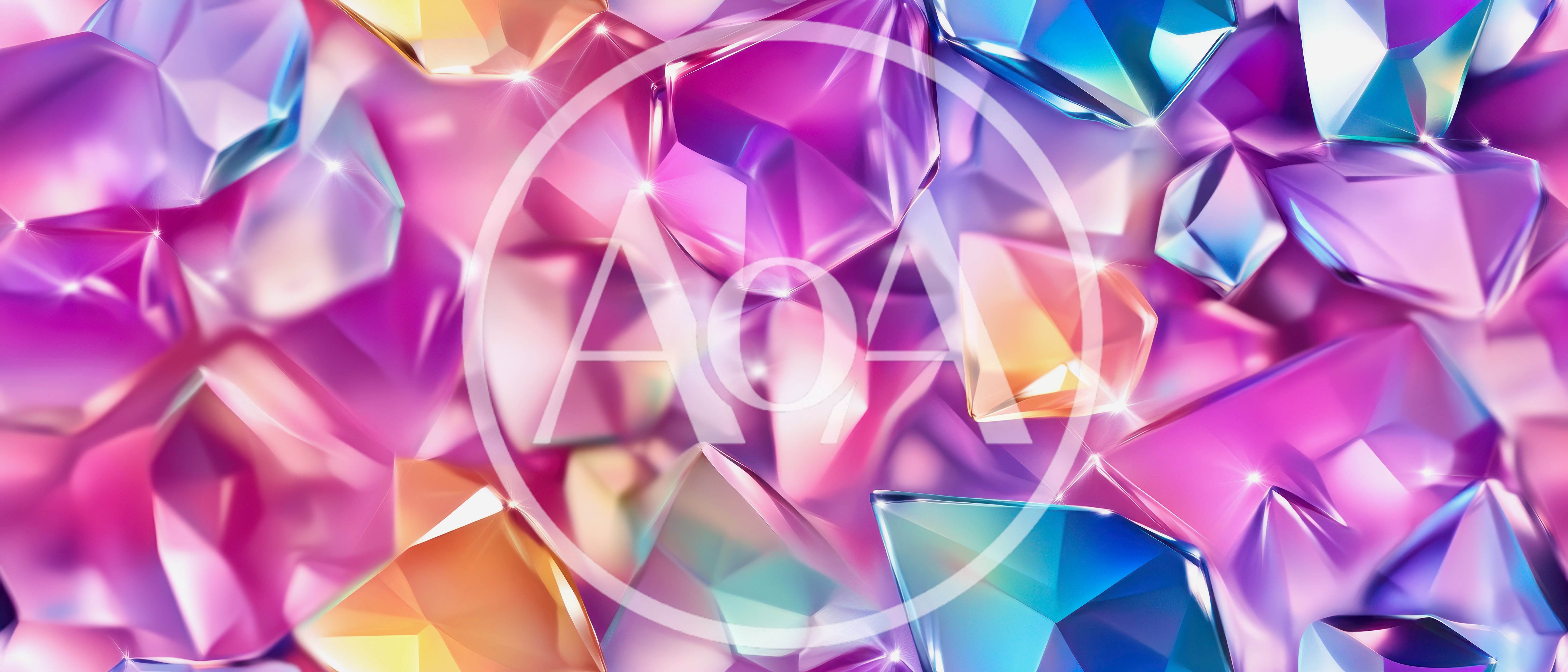Abstract Background Of Shimmering Multicolored Gemstones
