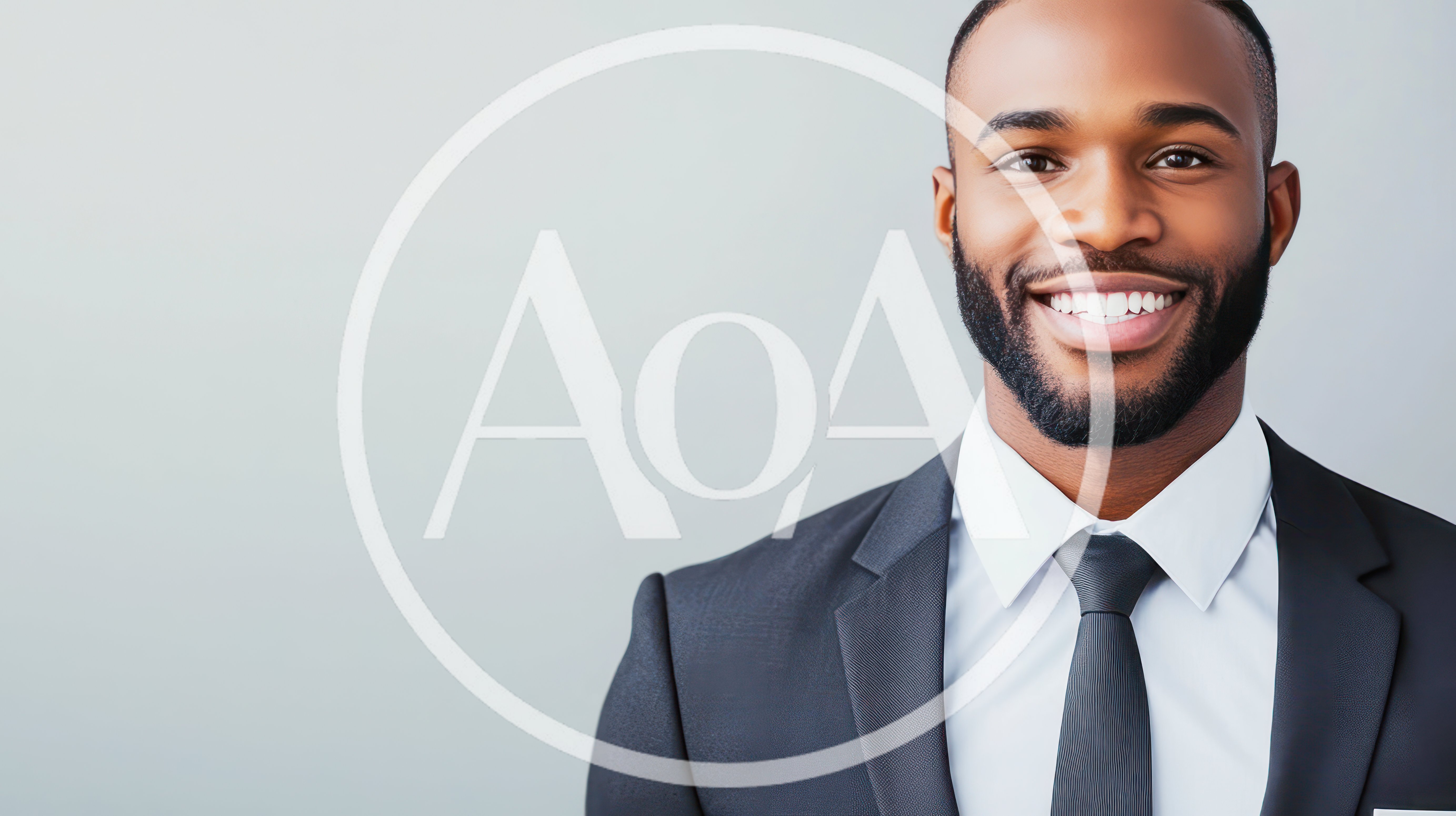 Professional African American Businessman Smiling In Suit