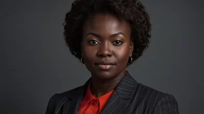Professional Portrait Of A Confident Businesswoman