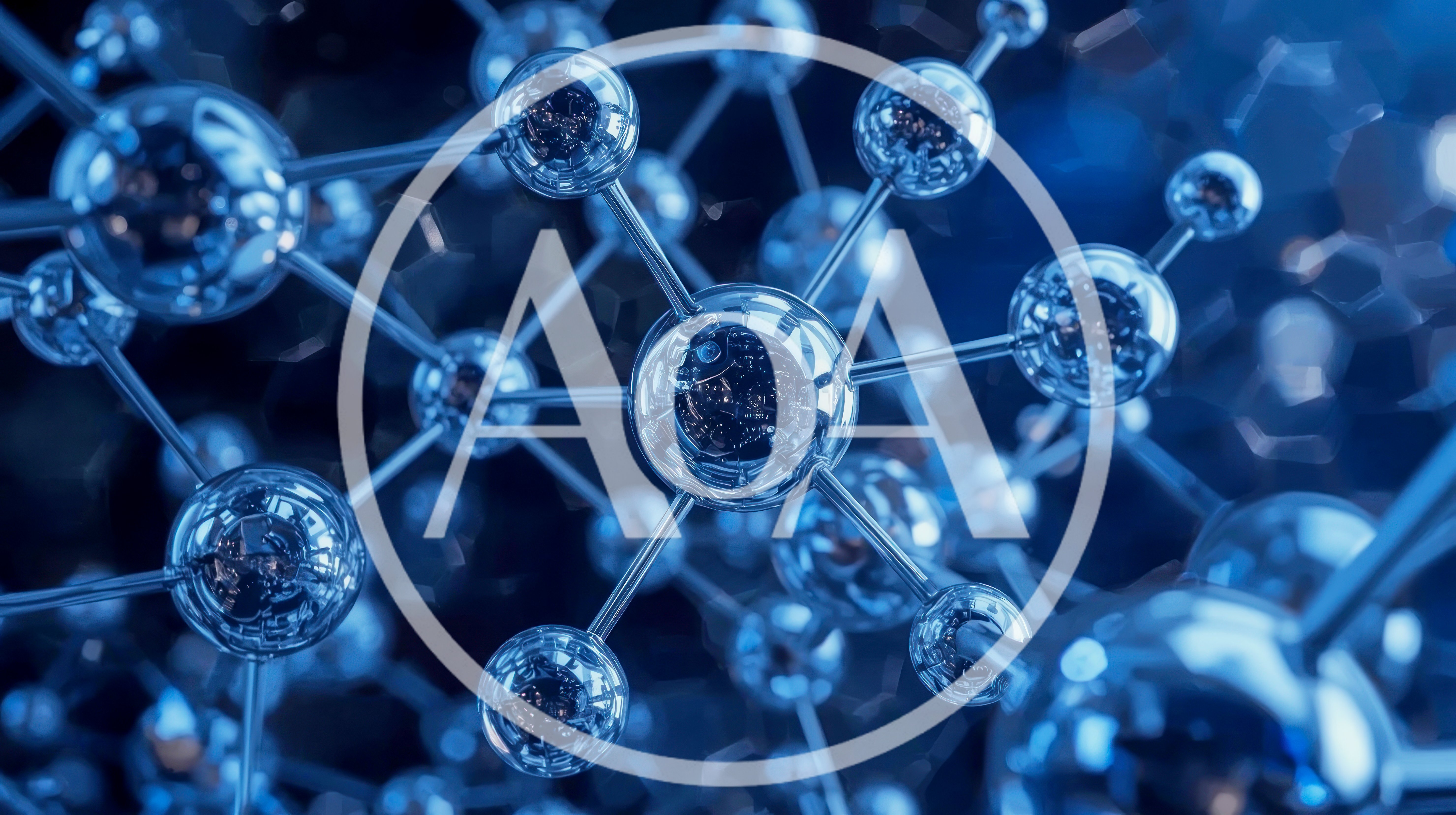Abstract 3D Molecular Structure Visualization
