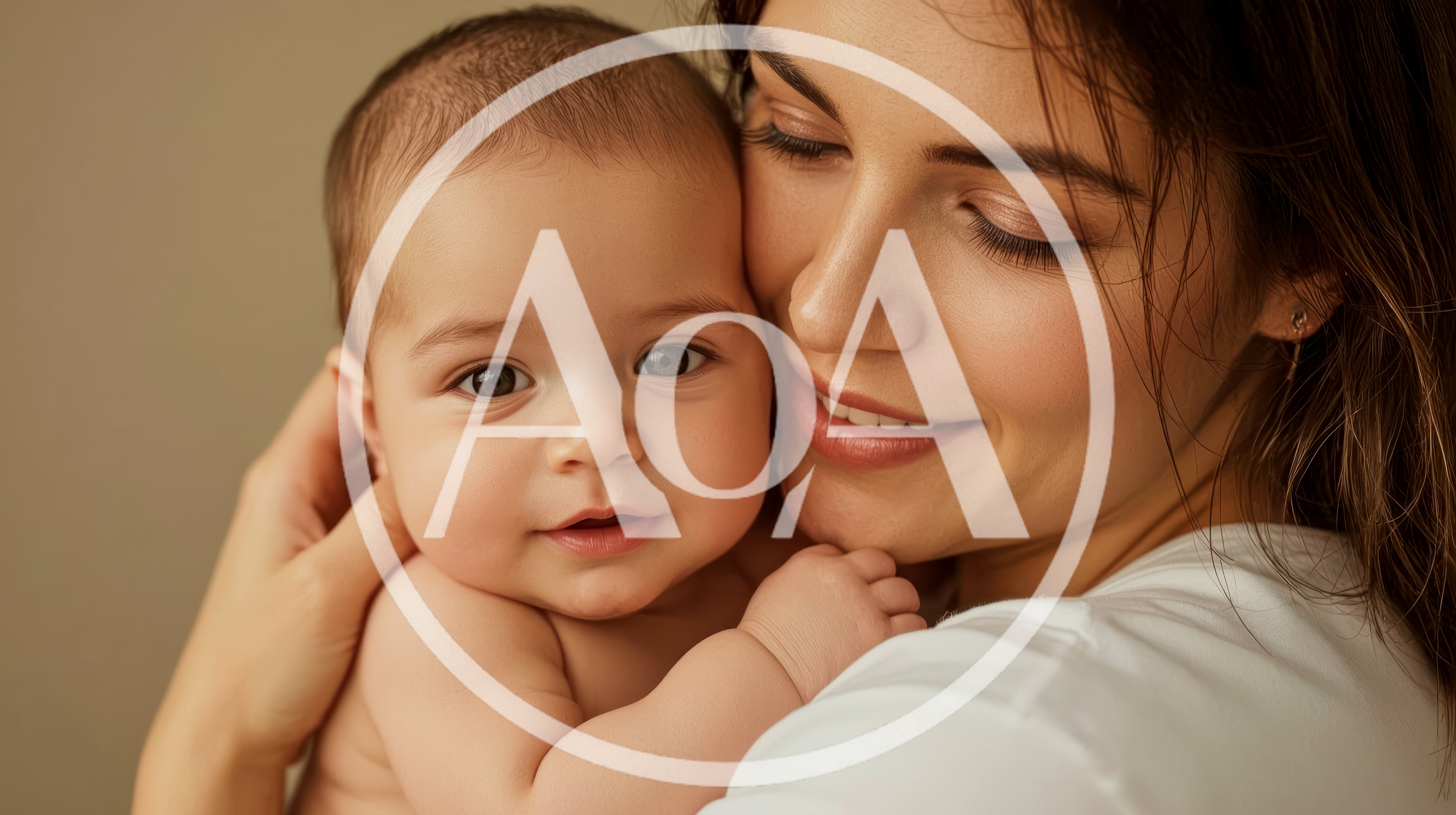 Mother Holding Her Newborn Baby Close