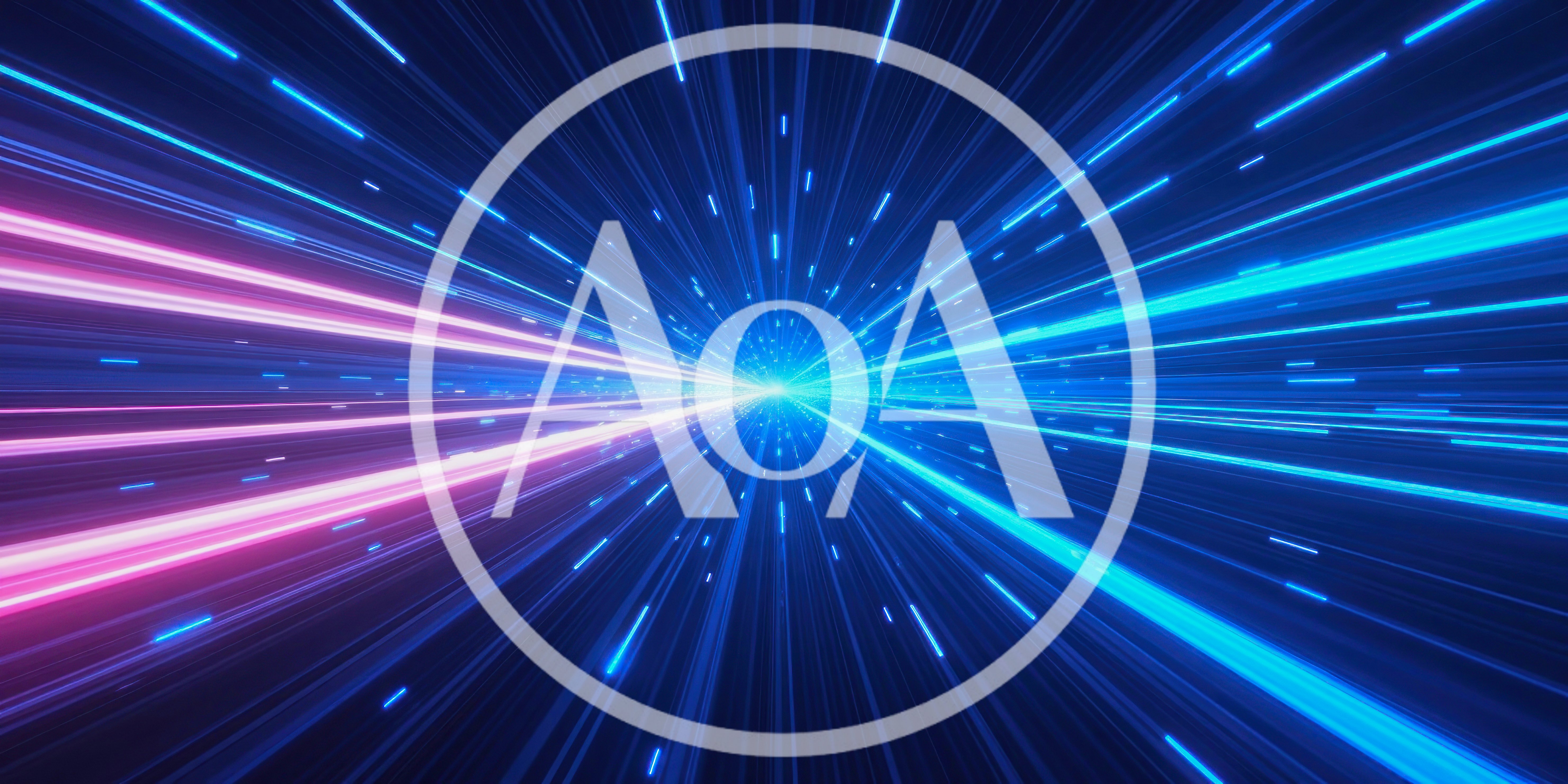 Abstract Digital Light Speed Warp Tunnel