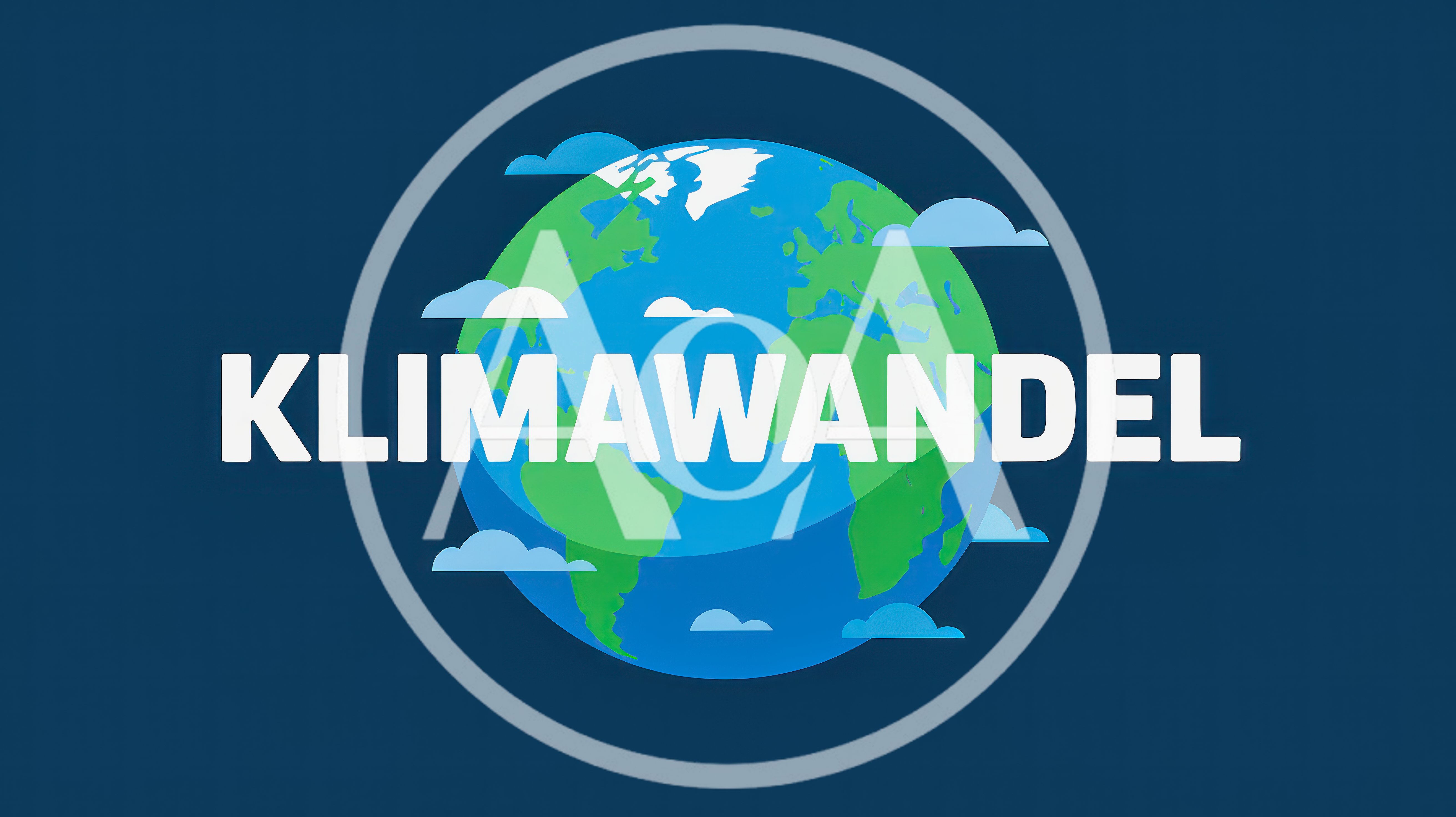 Climate Change Graphic With Earth Illustration
