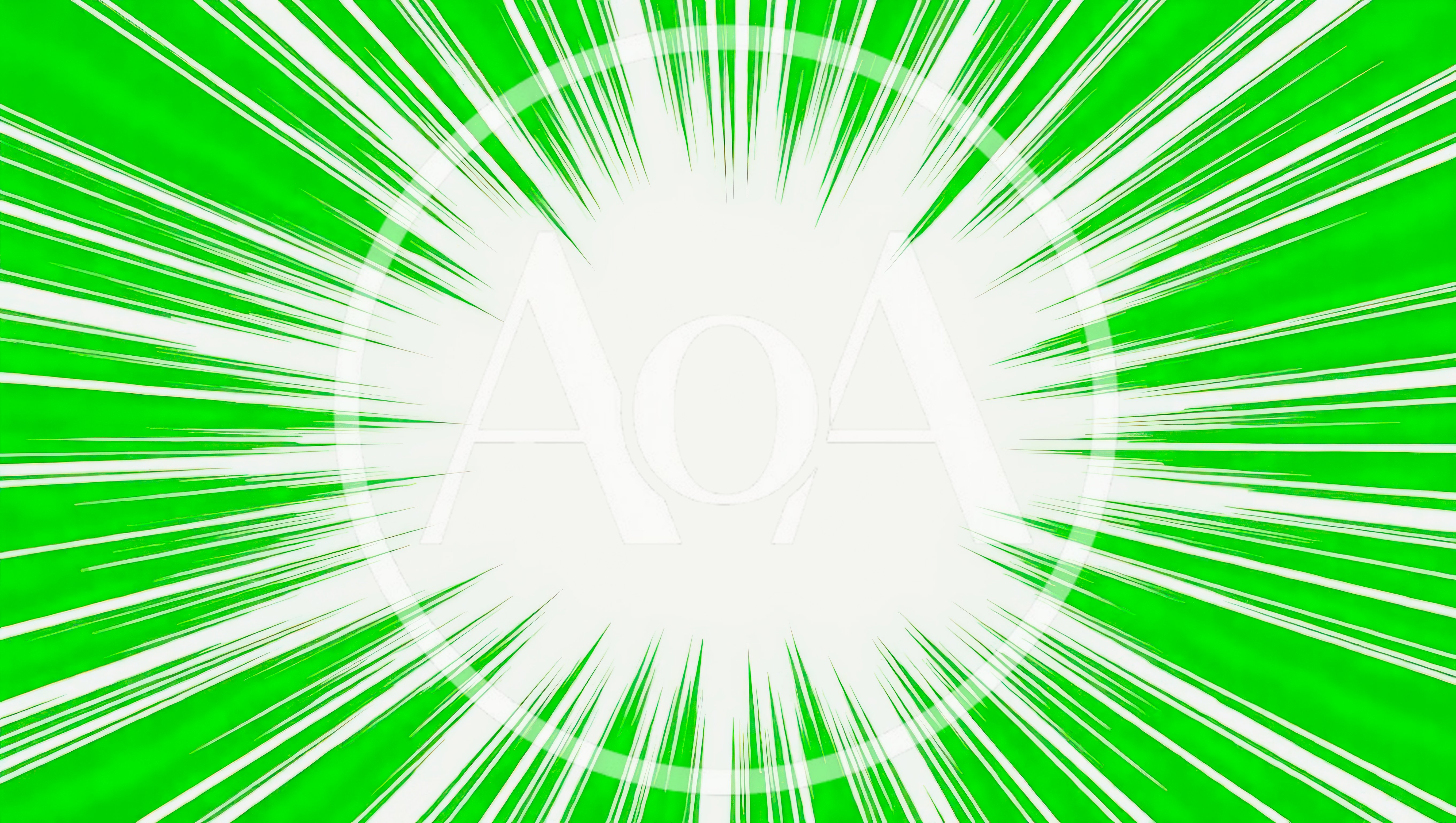 Green Screen Manga Style Speed Lines Background