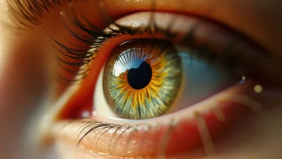 Extreme Close Up Of A Human Eye