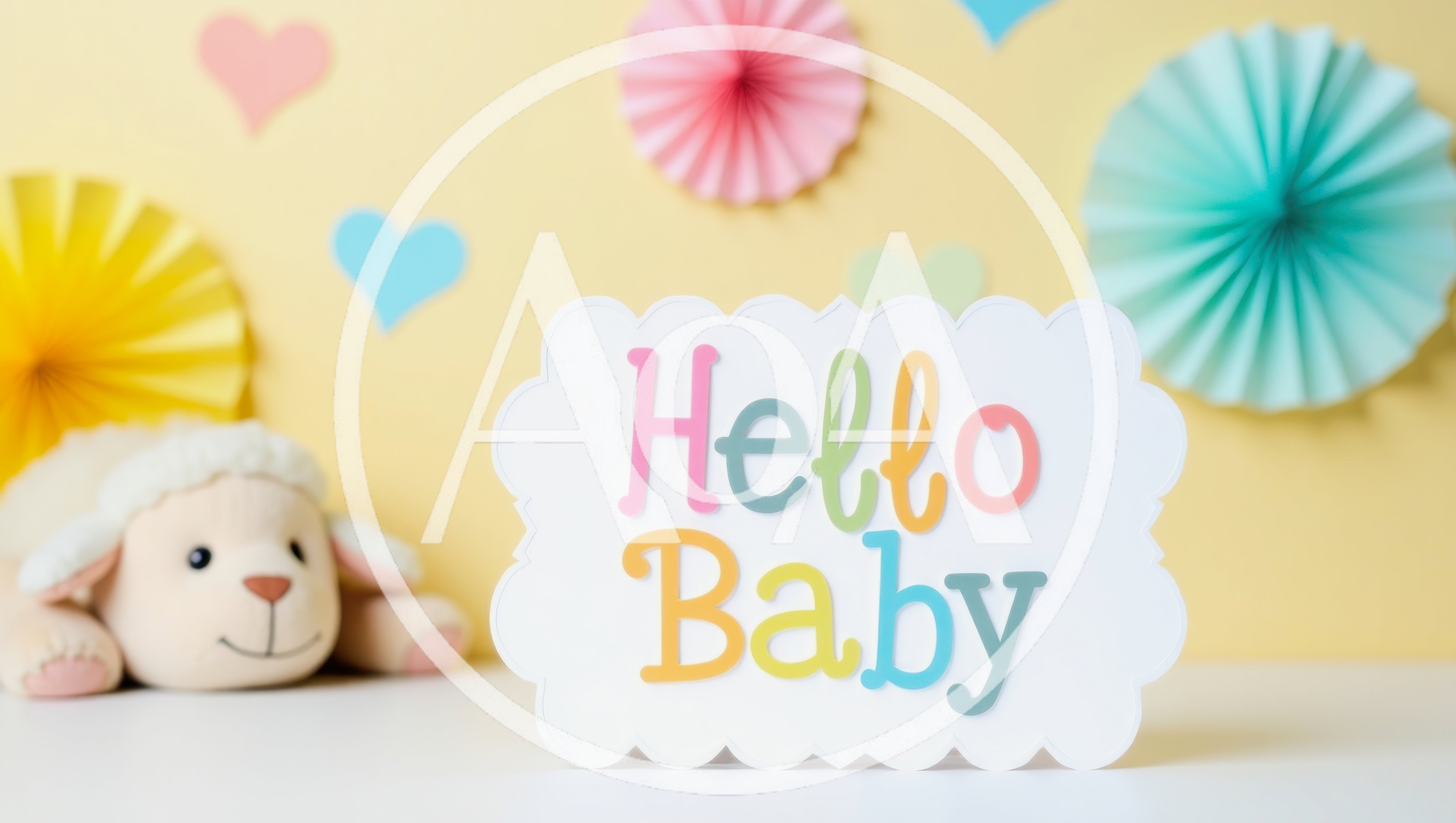 Hello Baby Sign With Plush Lamb Toy