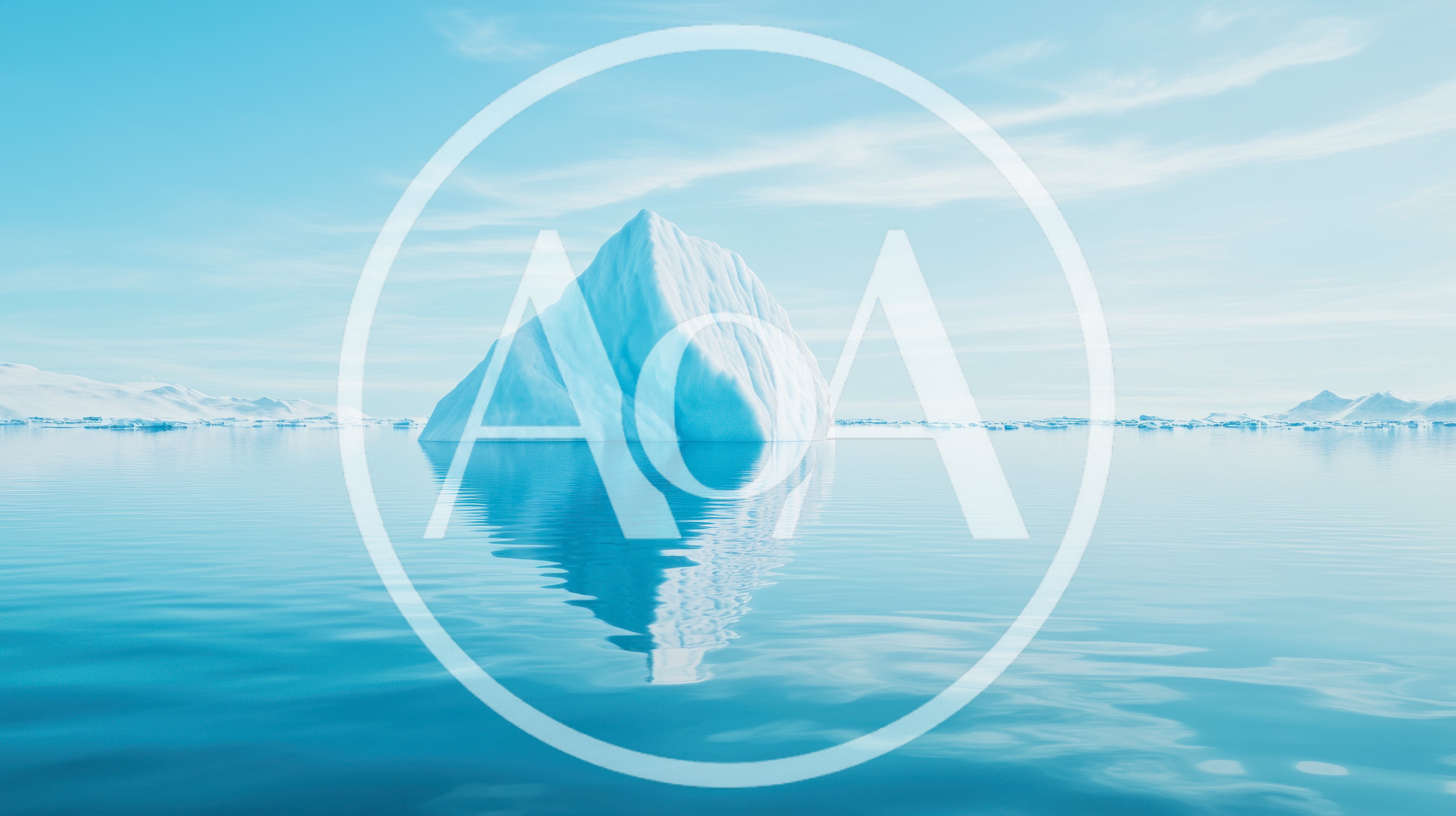 Large Iceberg Floating In Calm Arctic Waters