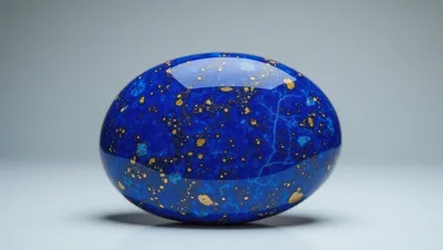 Polished Lapis Lazuli Gemstone Egg