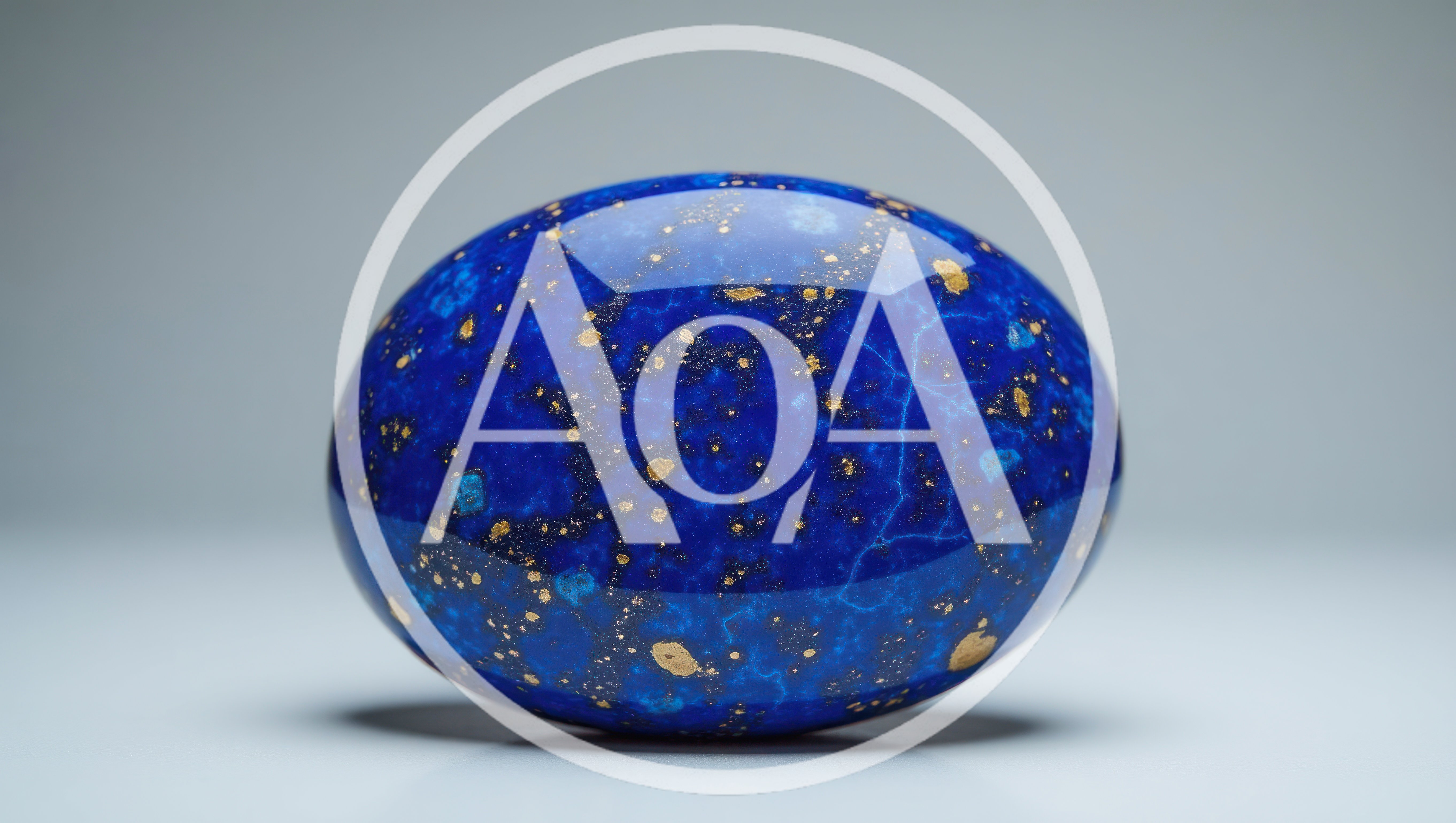 Polished Lapis Lazuli Gemstone Egg