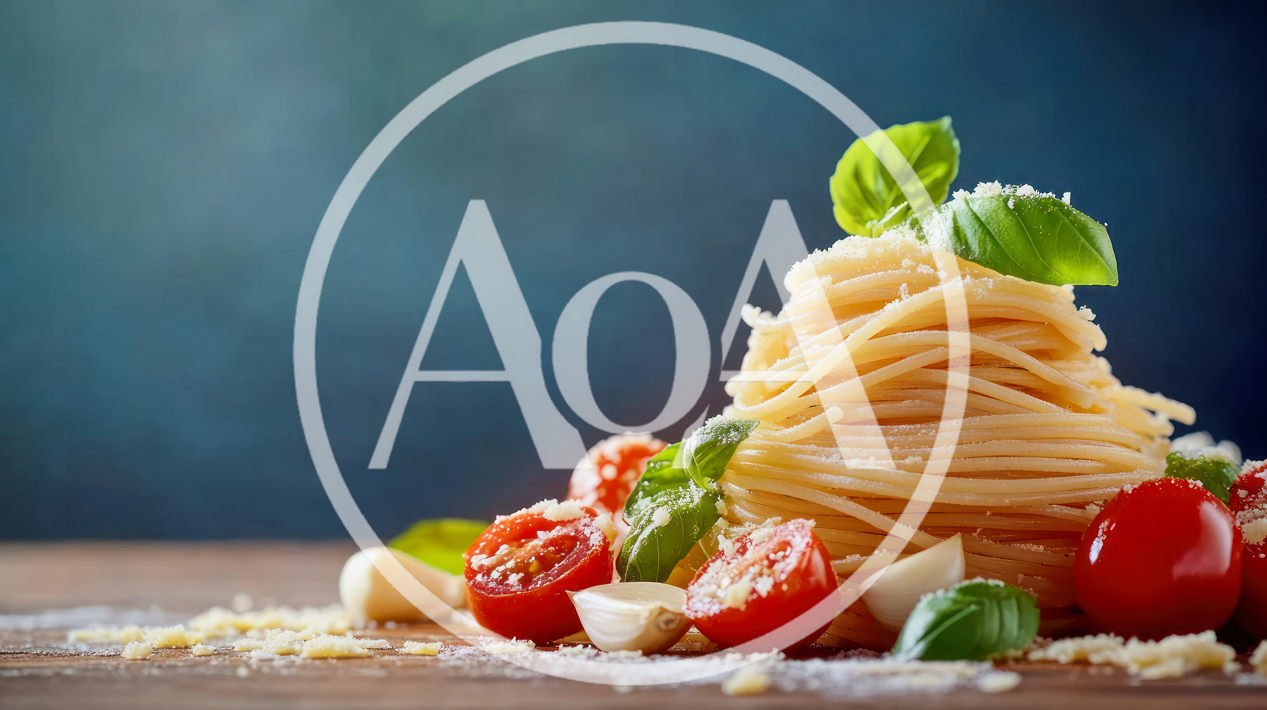 Spaghetti Pasta With Cherry Tomatoes And Fresh Basil