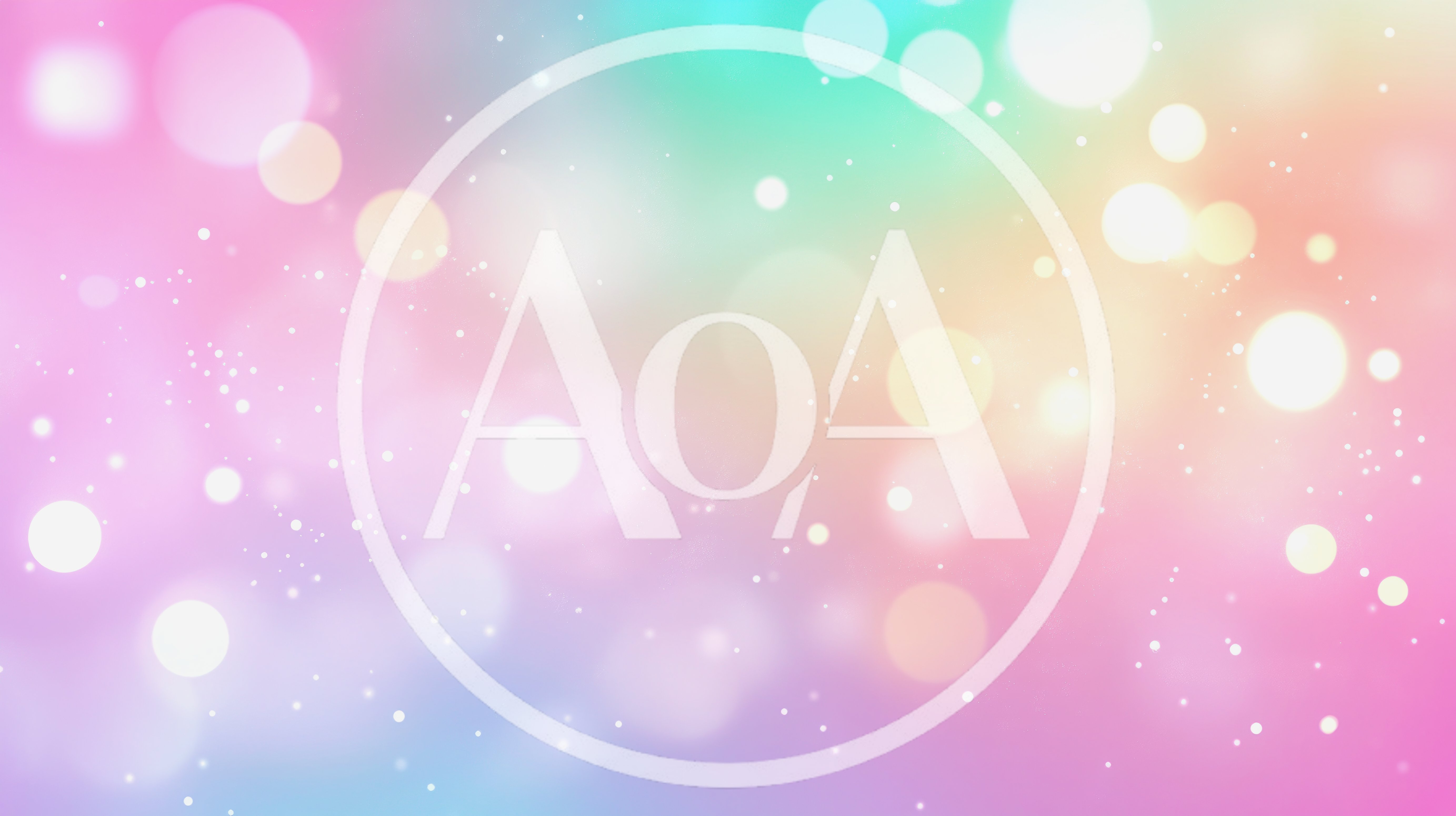 Abstract Pastel Bokeh Background With Floating Light Particles