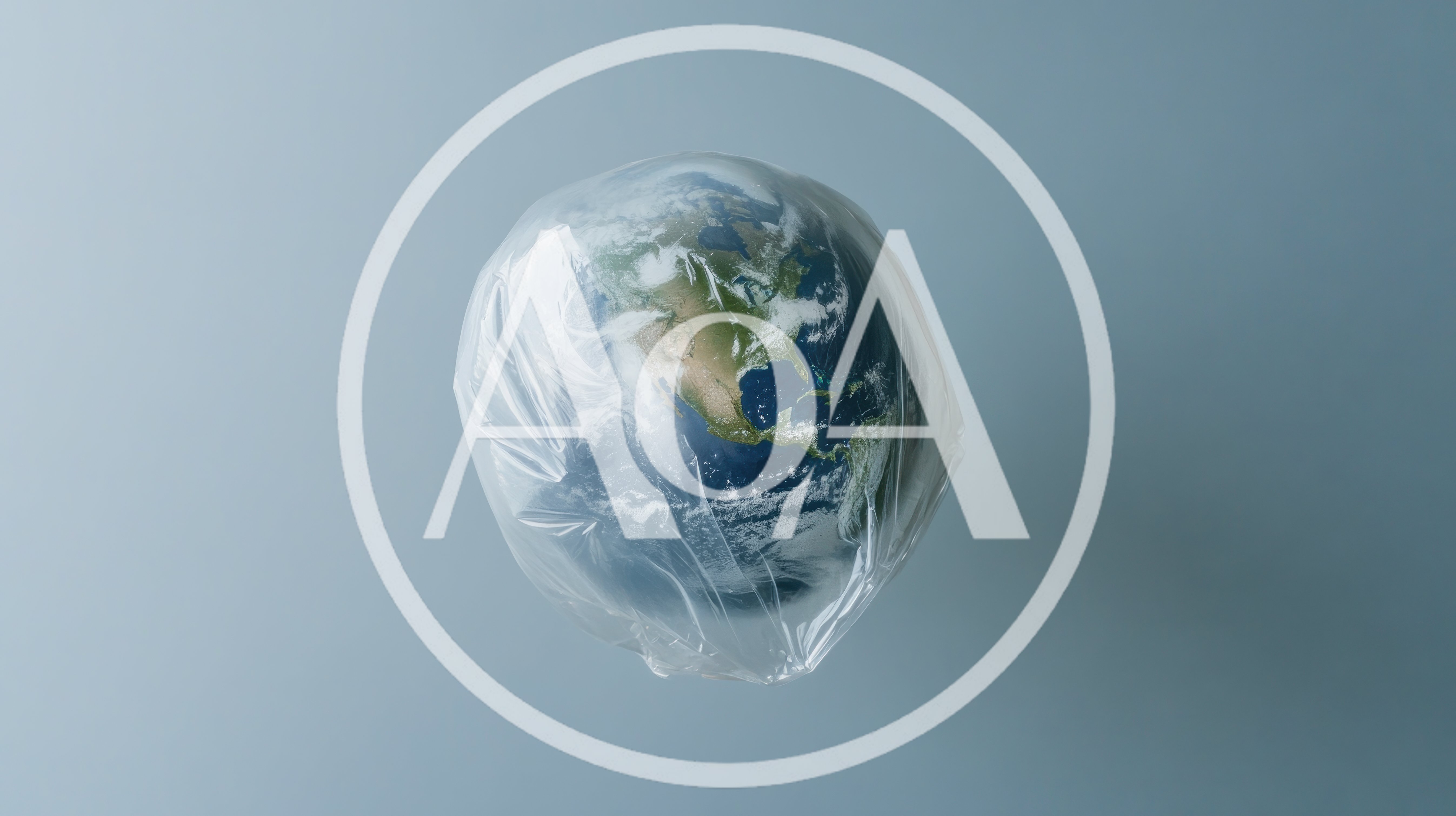 Planet Earth Wrapped In A Plastic Bag