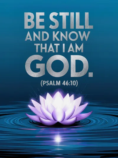 Be Still And Know That I Am God Poster