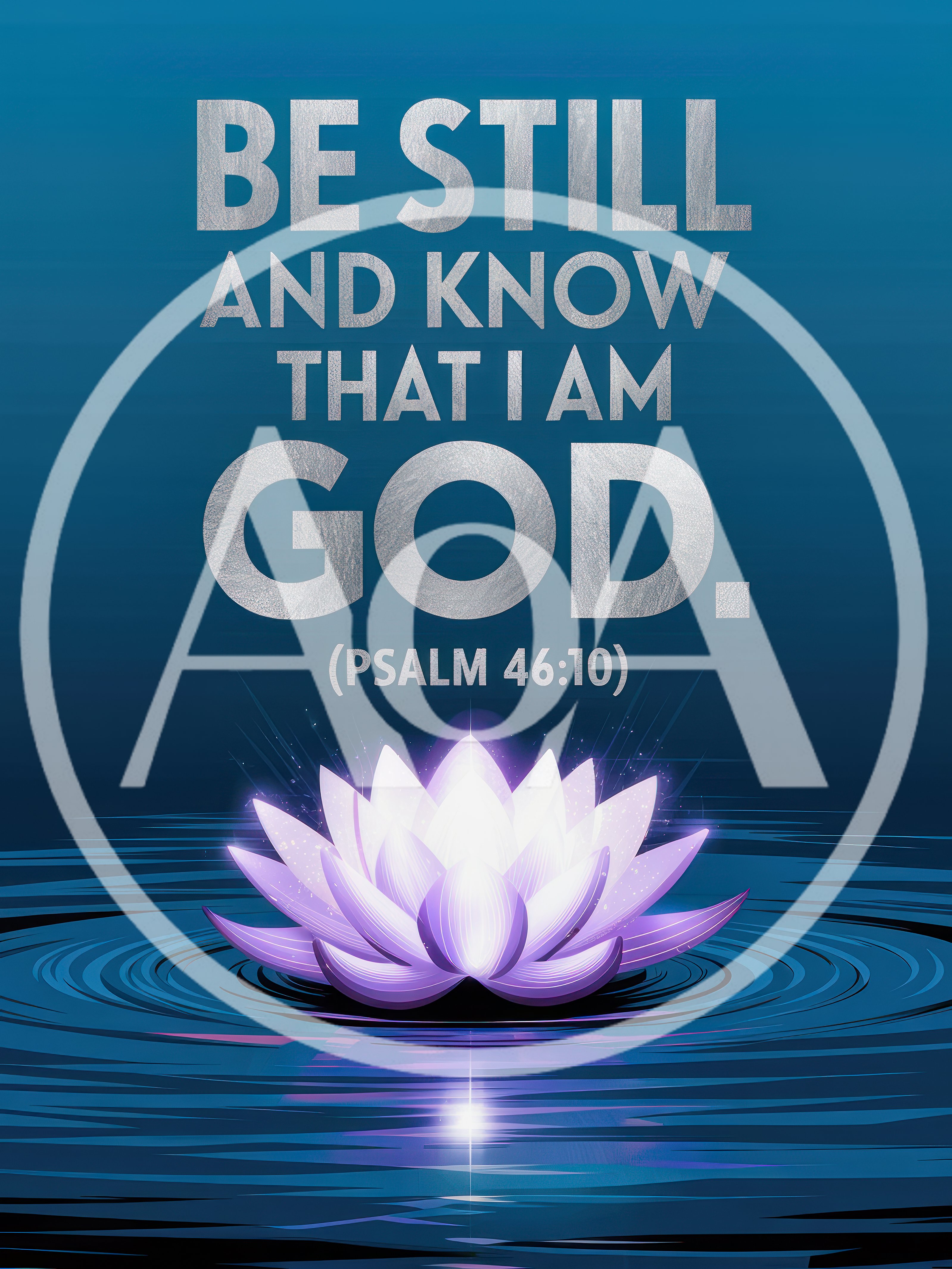 Be Still And Know That I Am God Poster