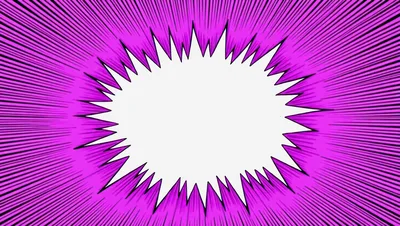 Comic Book Style Purple Speed Lines Background