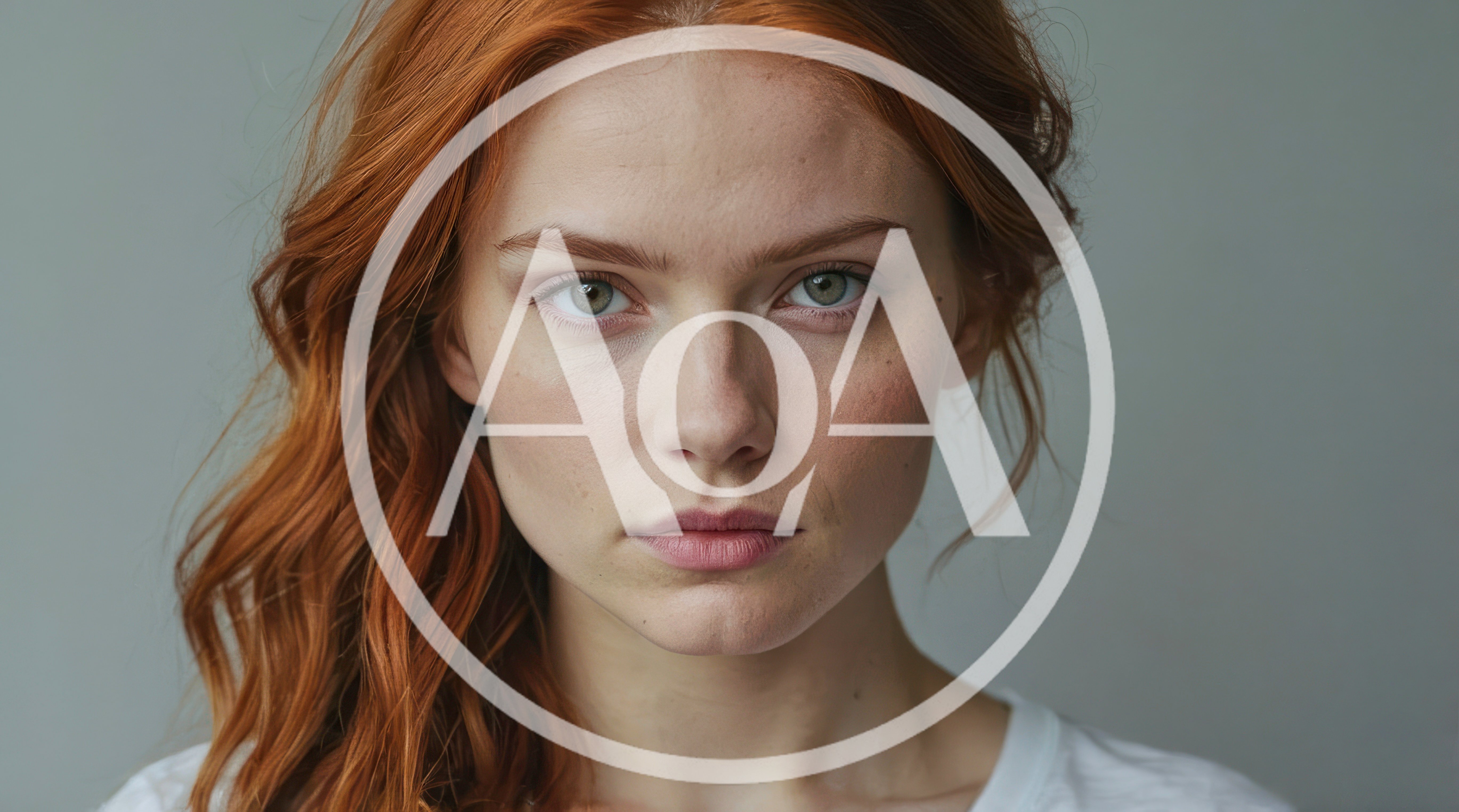 Portrait Of A Young Woman With Red Hair