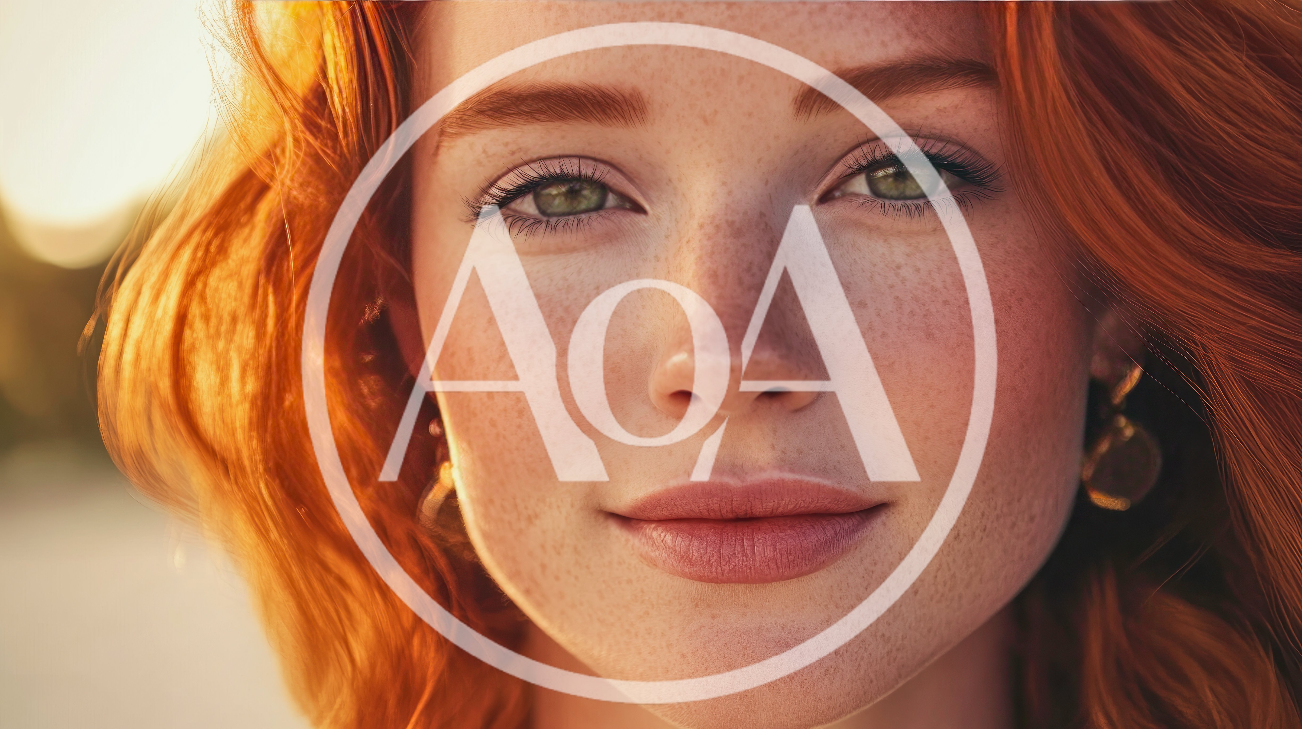 Portrait Of A Young Woman With Red Hair
