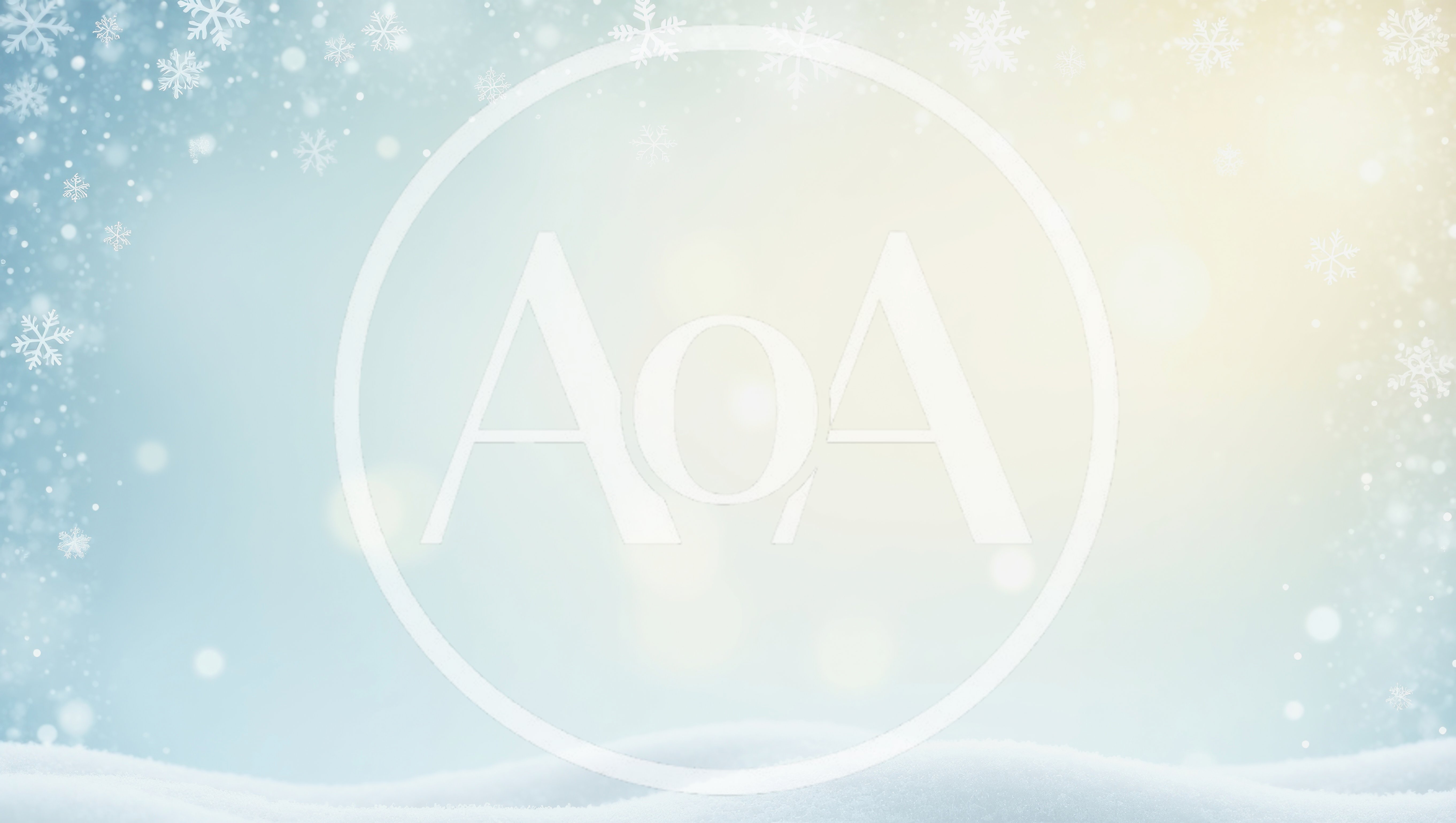 Winter Holiday Background With Snow And Falling Snowflakes
