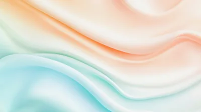 Abstract Background Of Flowing Pastel Silk Fabric