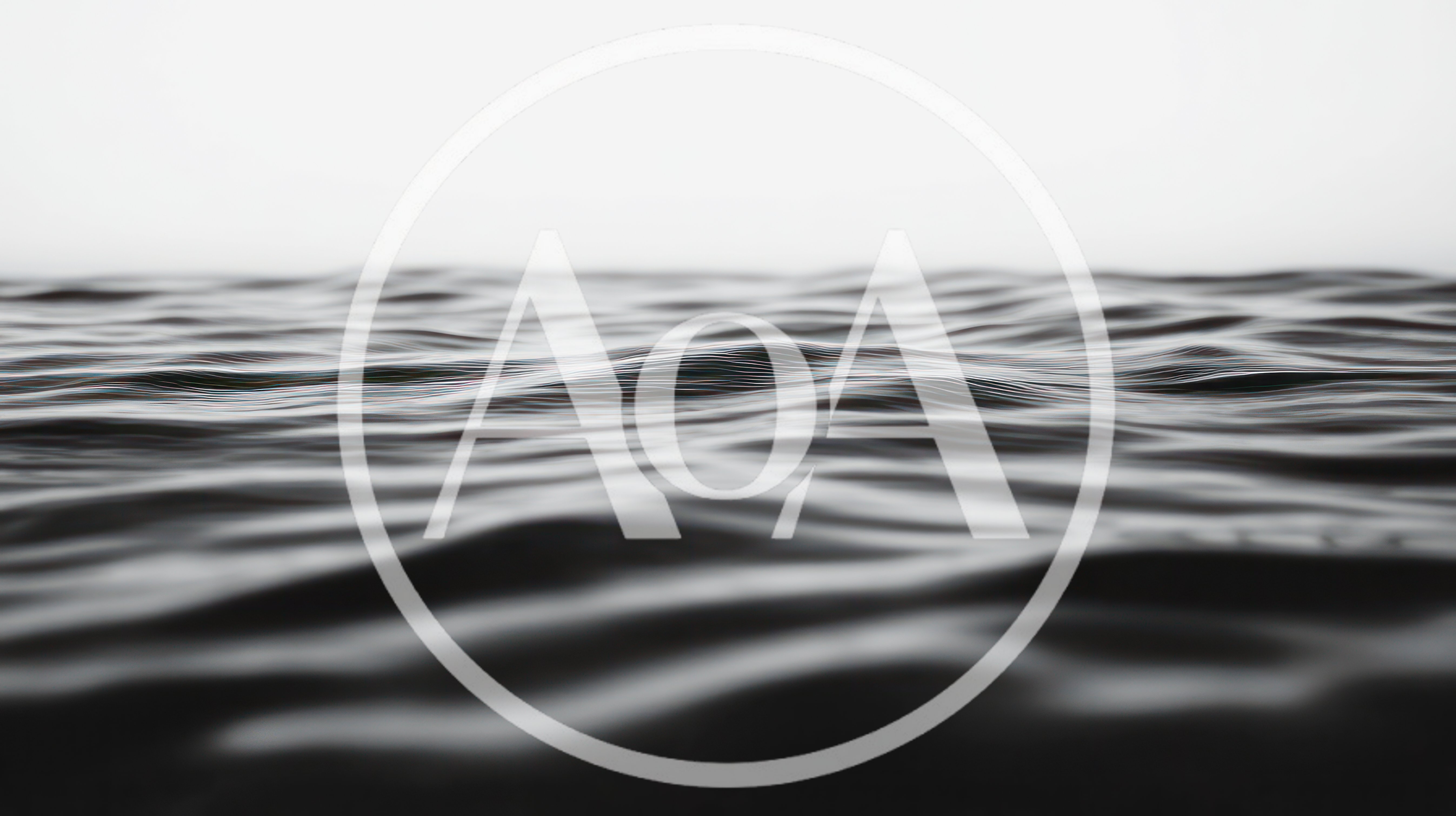 Calm Dark Ocean Waves At Horizon