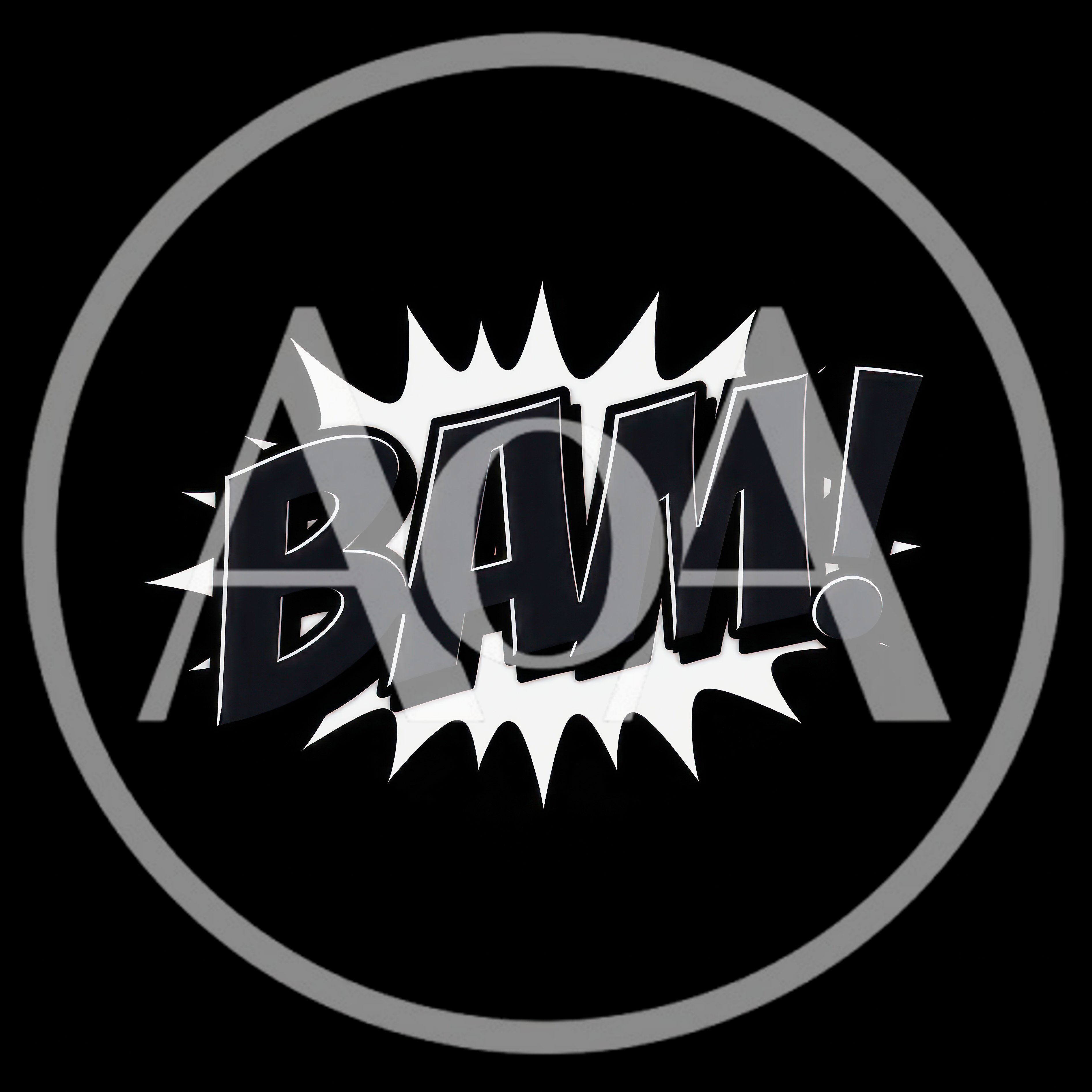 Comic Book Style Bam Sound Effect Graphic