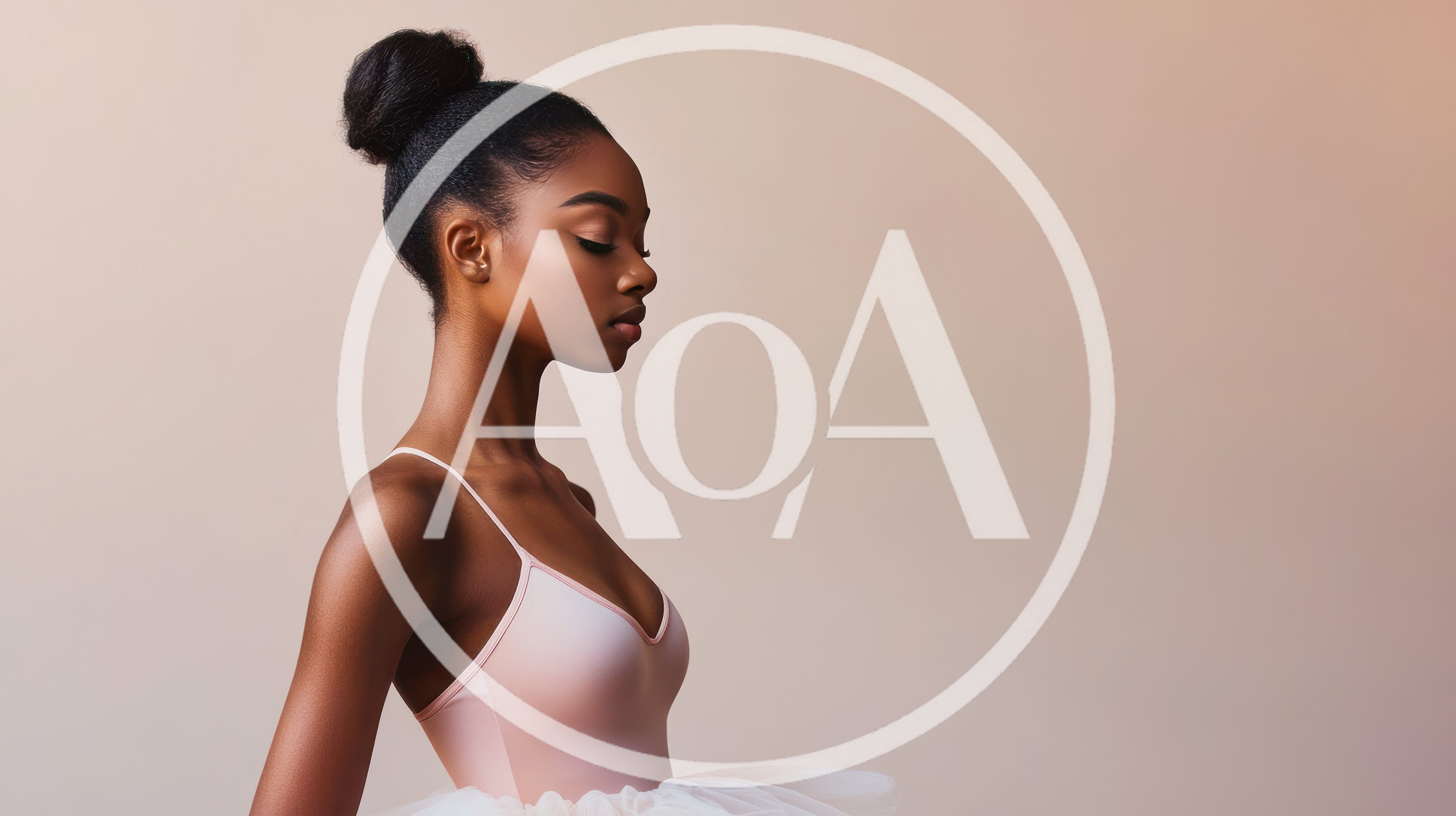 Side Profile Of A Young Black Ballerina