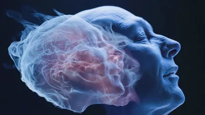 Surreal Conceptual Visualization Of Human Memory And Consciousness