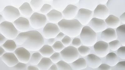 Abstract White Cellular Pattern Background
