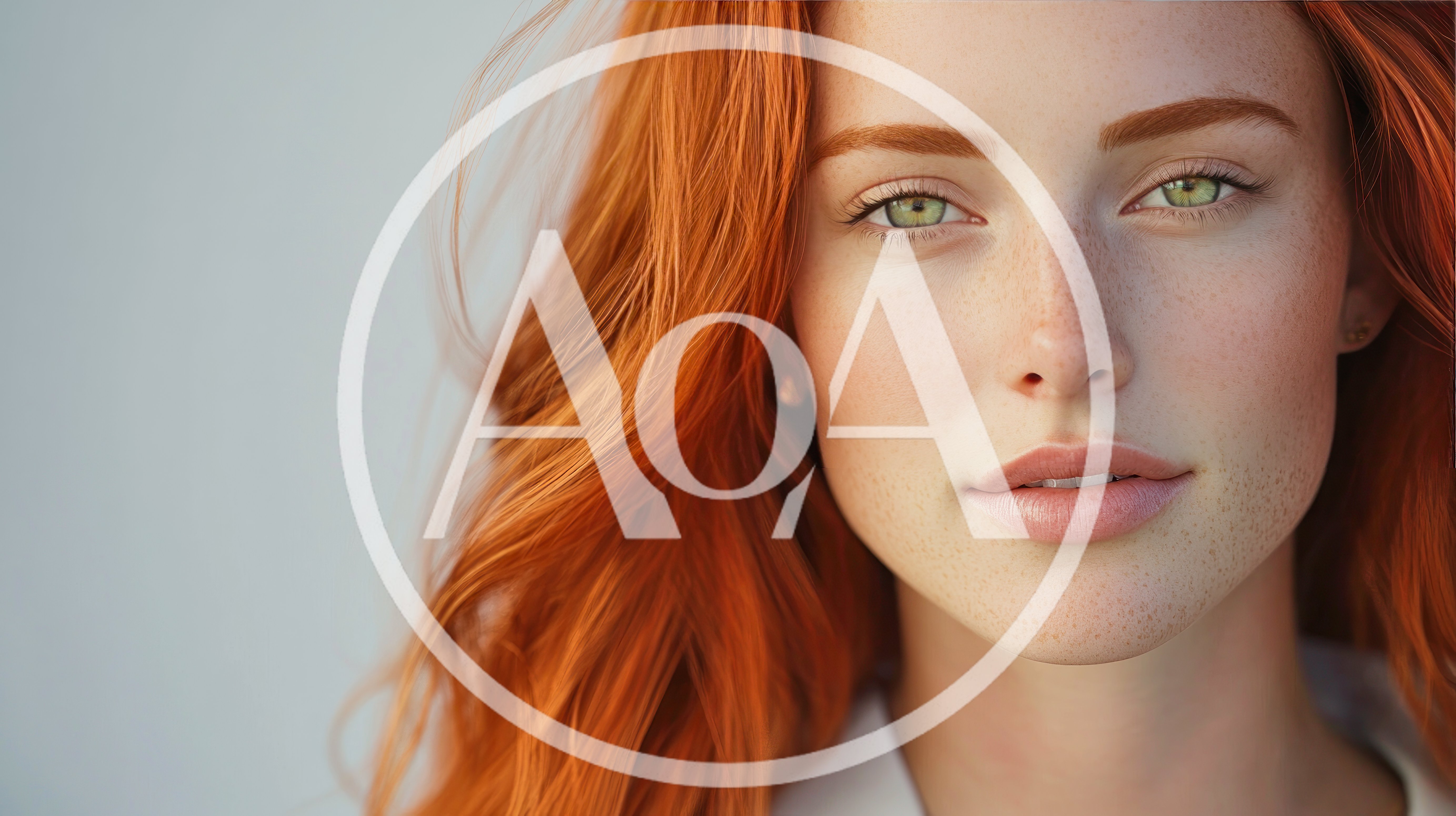 Portrait Of A Young Woman With Red Hair