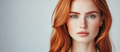 Portrait Of A Young Woman With Red Hair