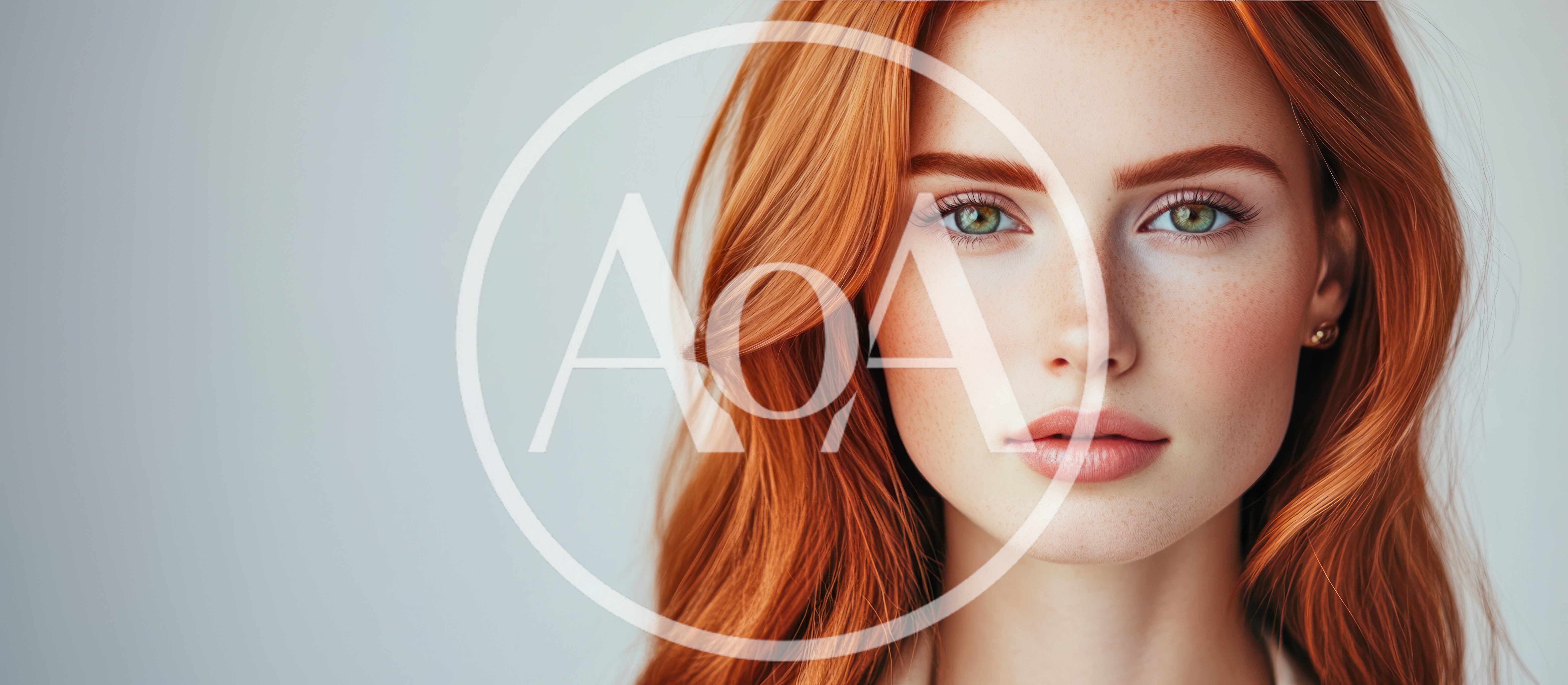 Portrait Of A Young Woman With Red Hair