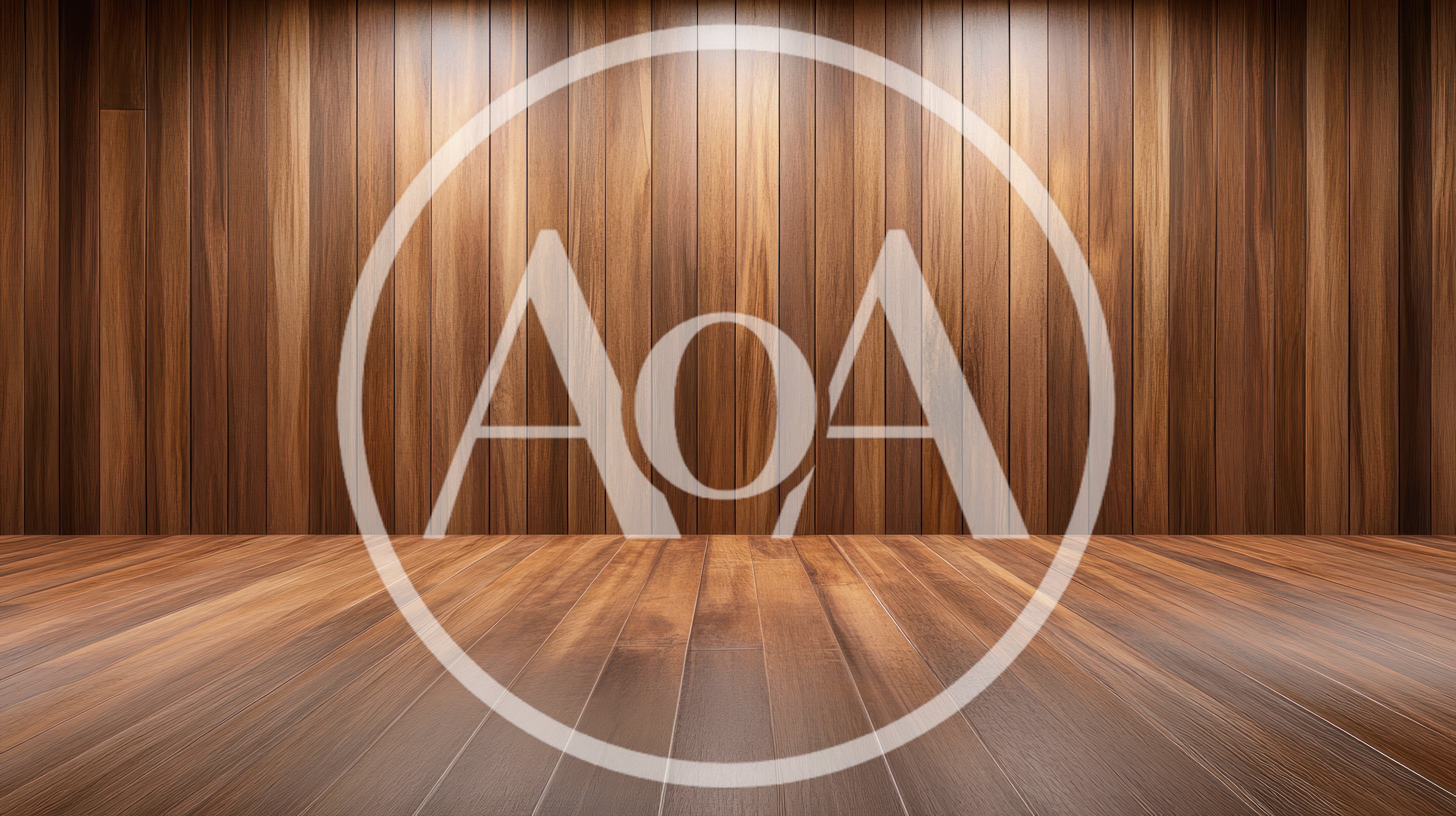 Empty Wooden Room With Vertical Wall Planks