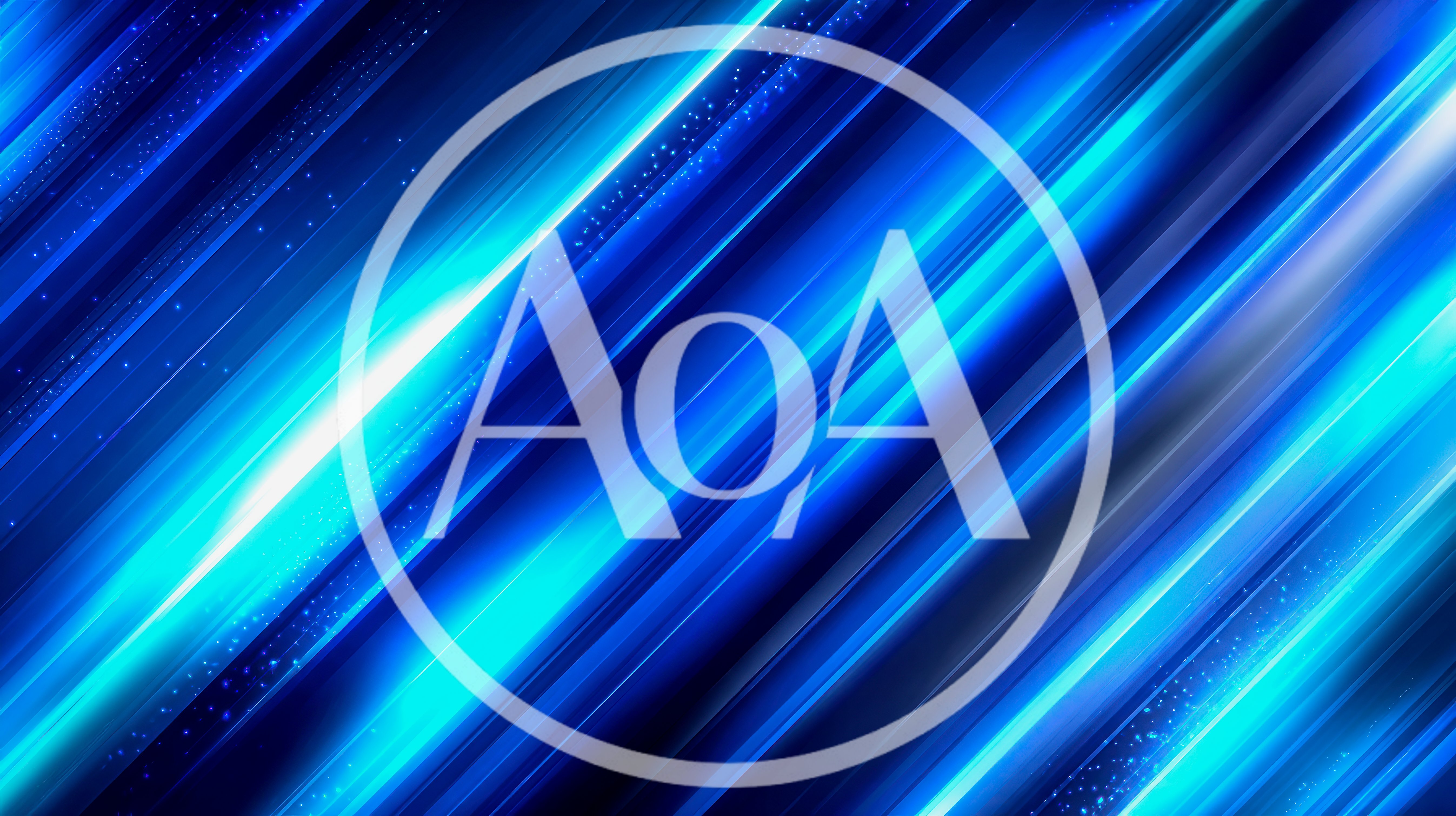 Abstract Blue Light Streaks Motion Background