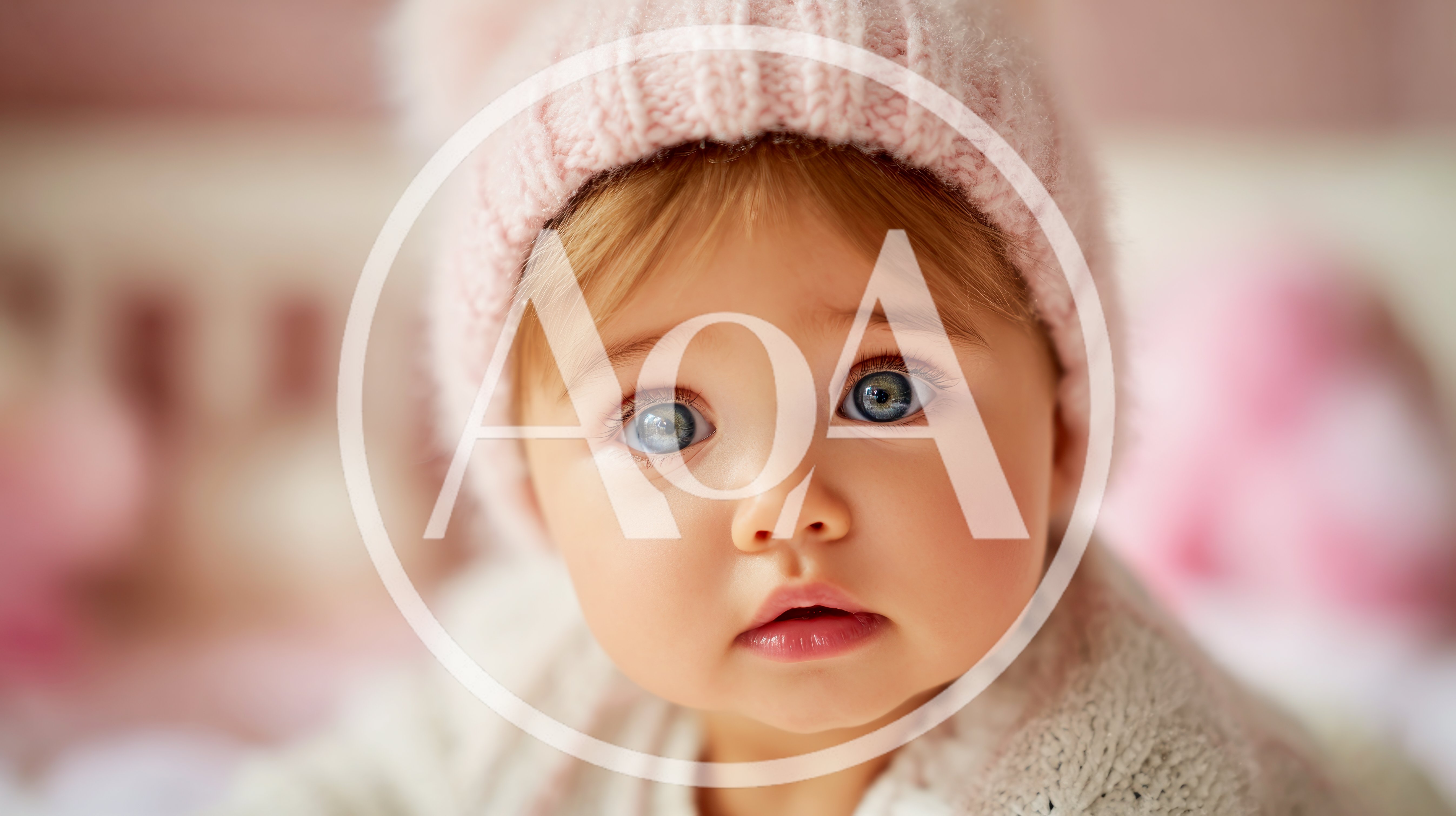 Close Up Portrait Of A Cute Baby Girl