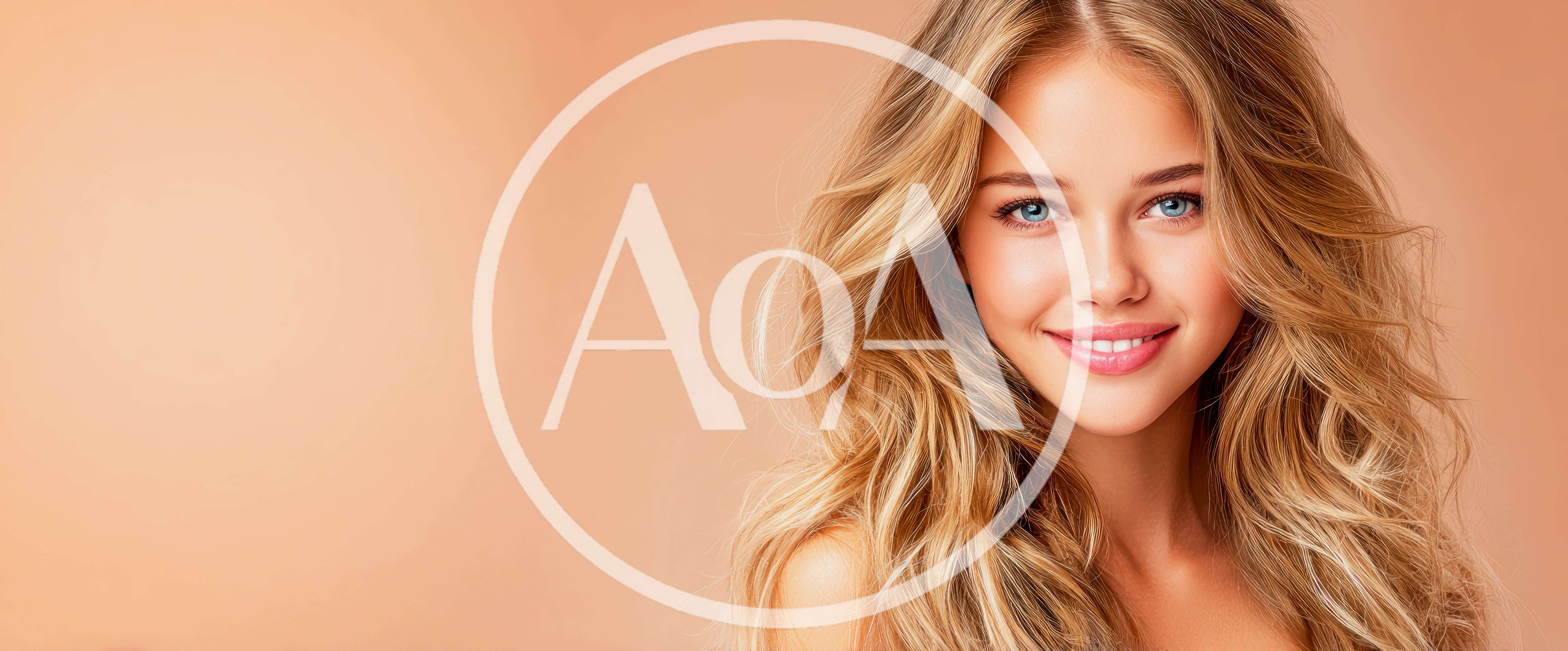 Portrait Of A Beautiful Young Woman With Blonde Hair