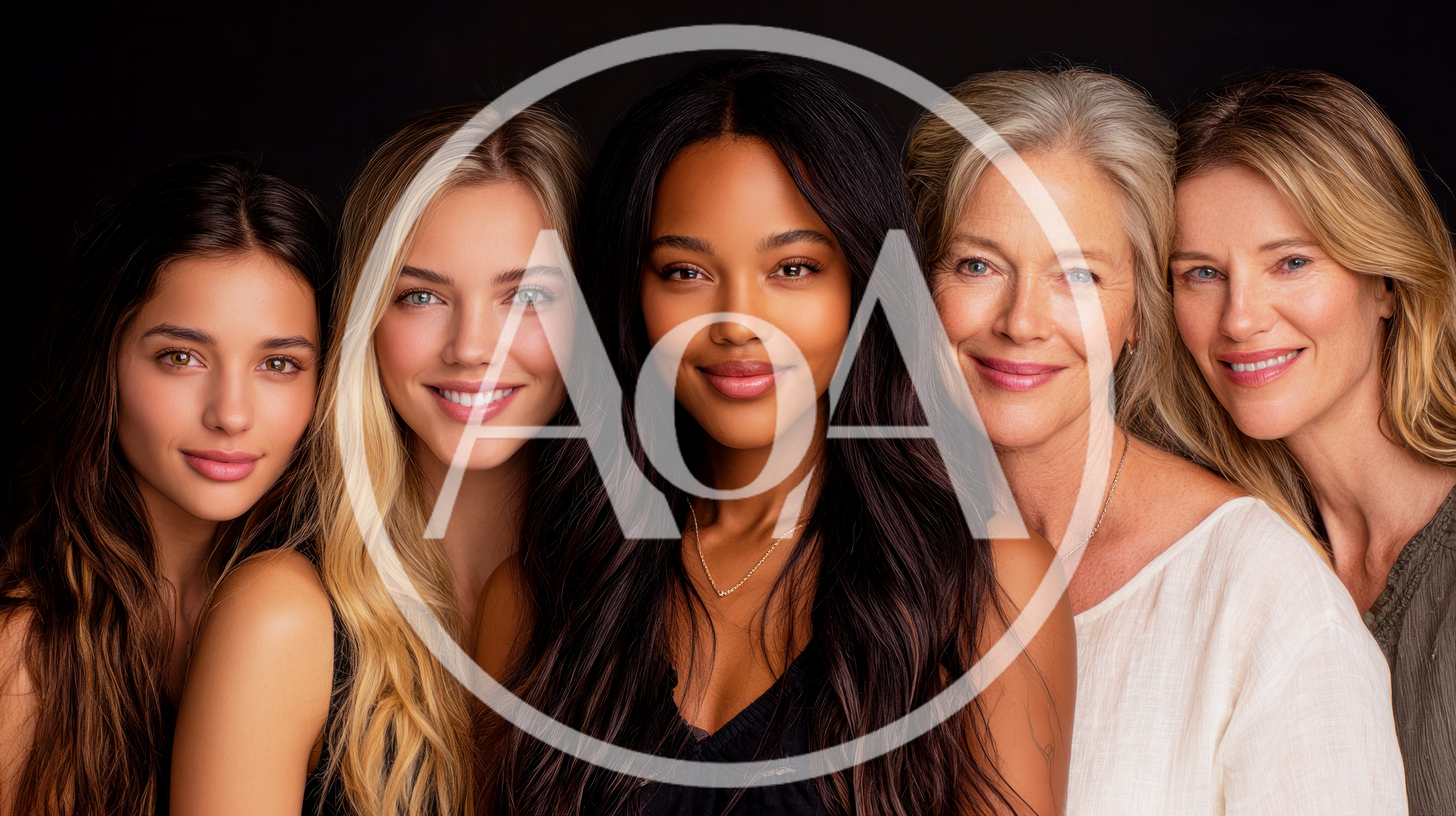 Diverse Group Of Women Smiling Together