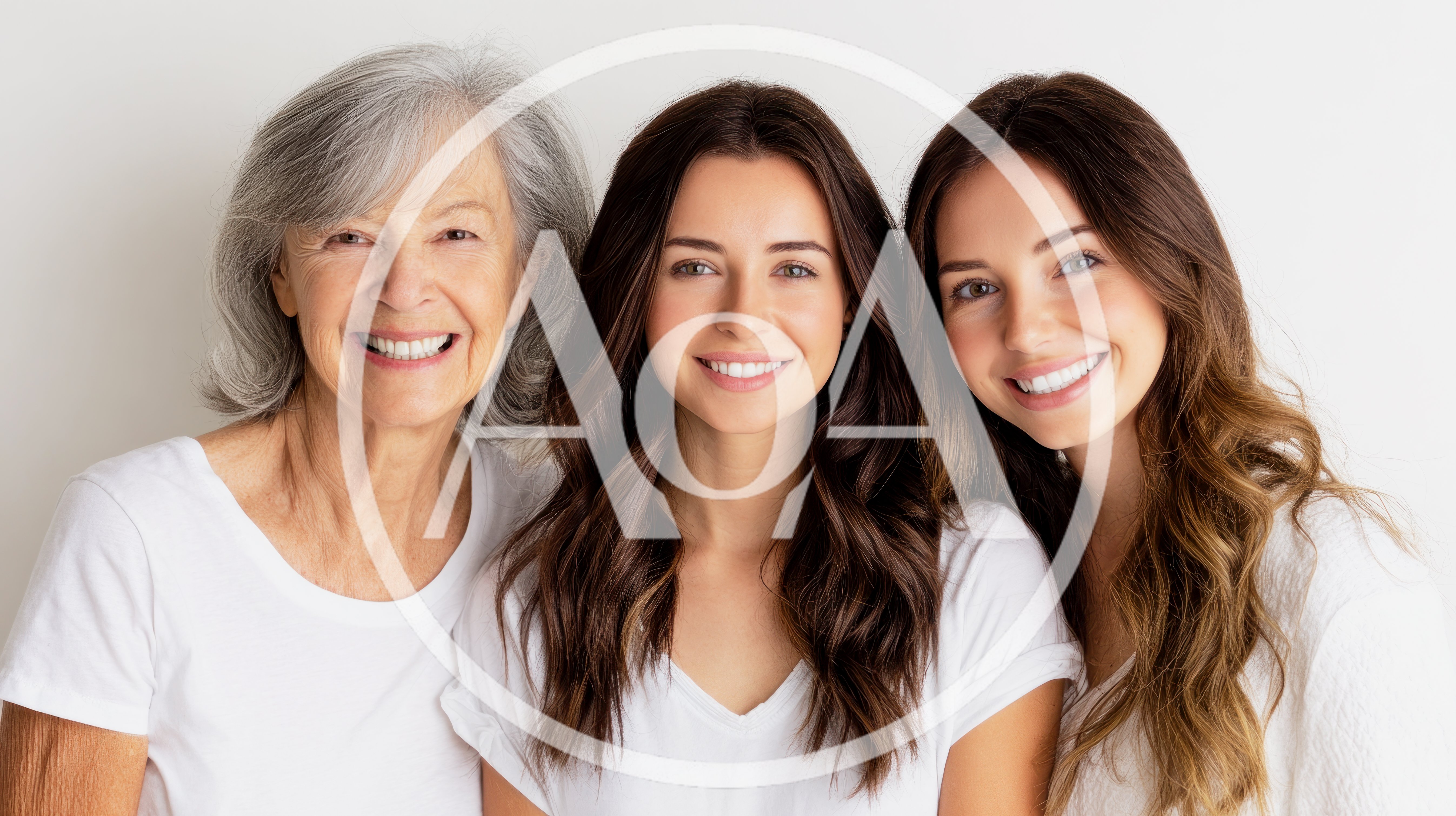 Three Generations Of Women Smiling Together
