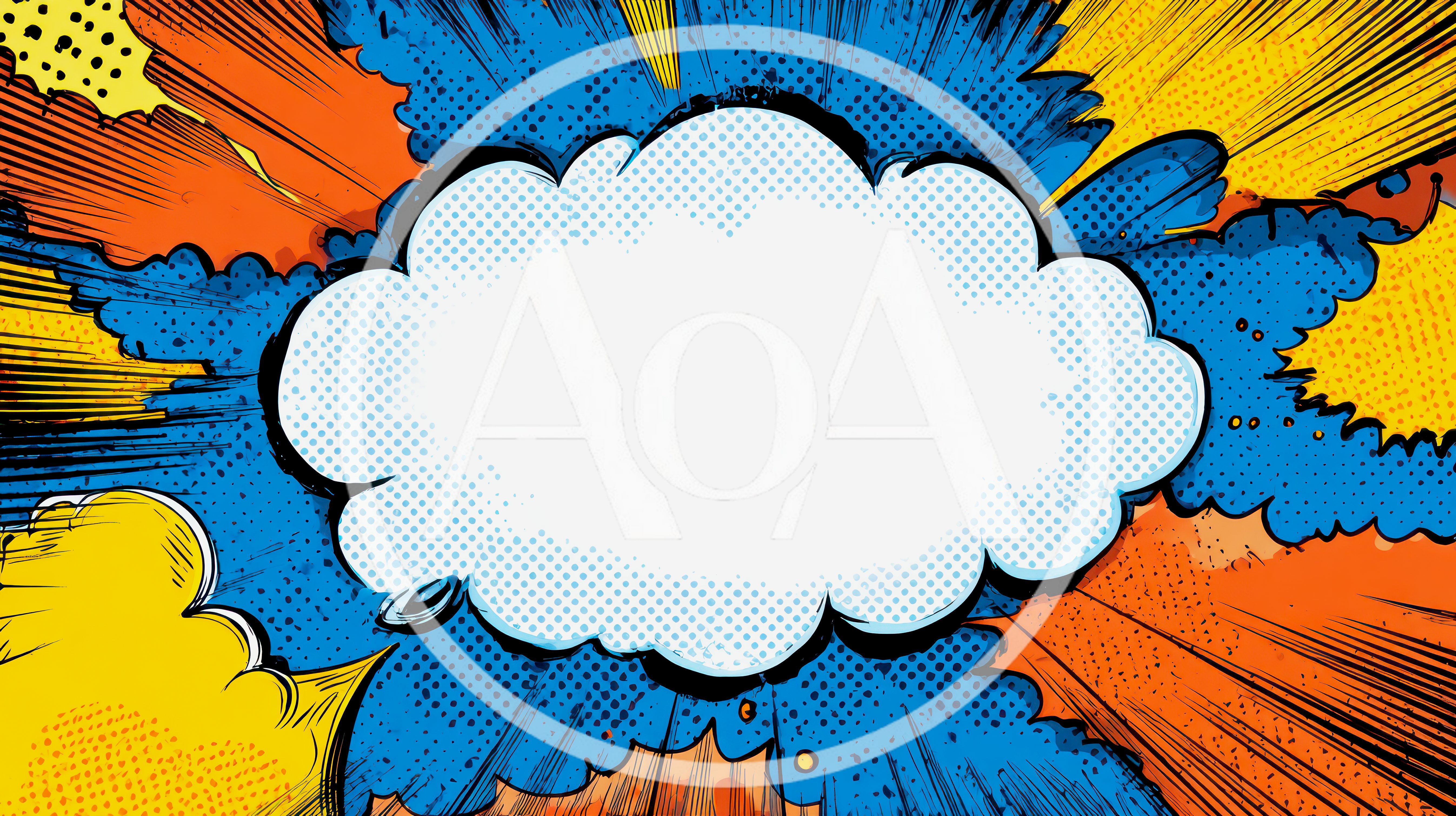 Comic Book Style Speech Bubble Background