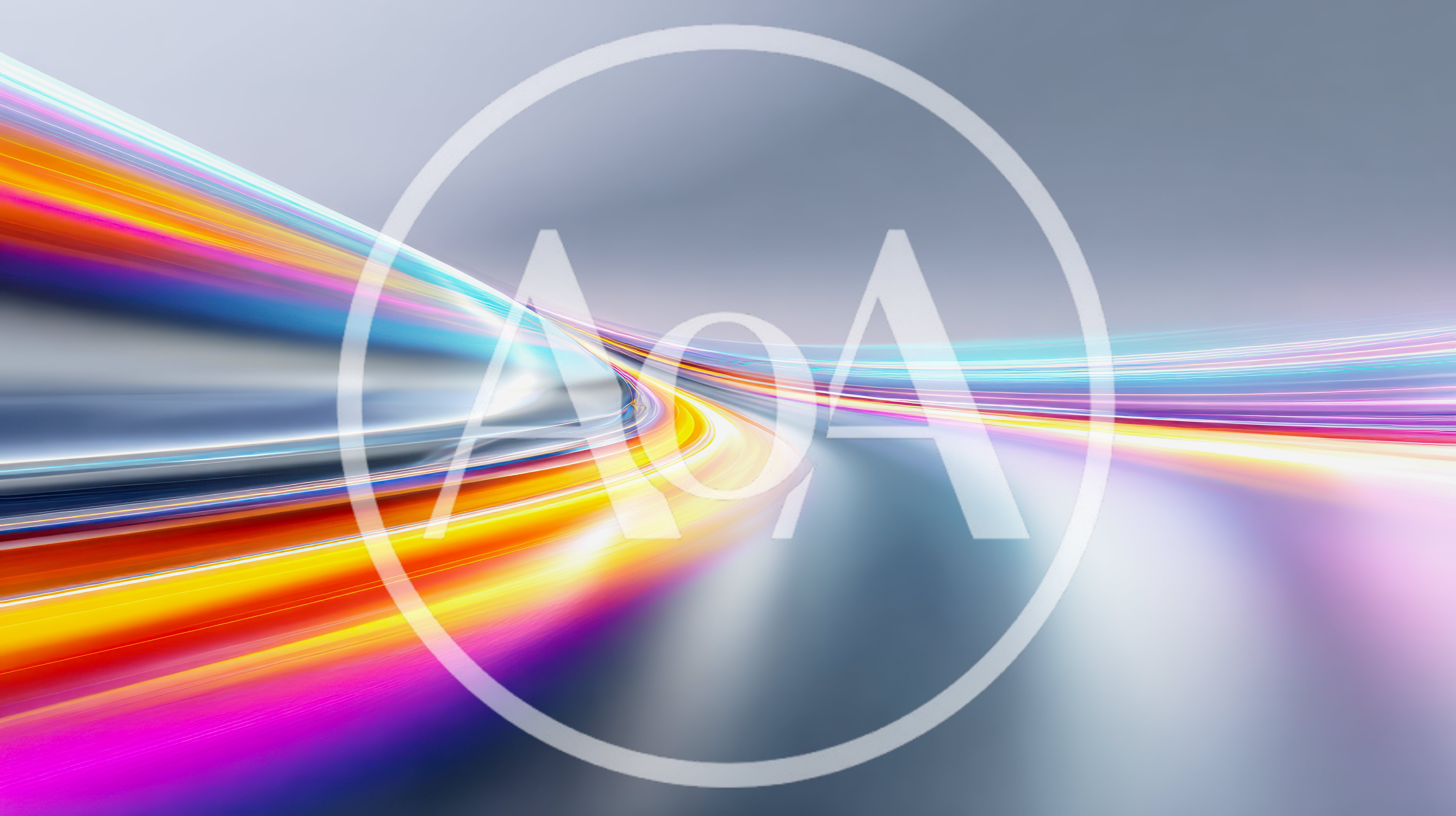 Abstract Motion Blur Background With Vibrant Light Streaks