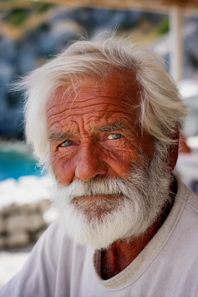 Portrait Of An Elderly Man With White Beard