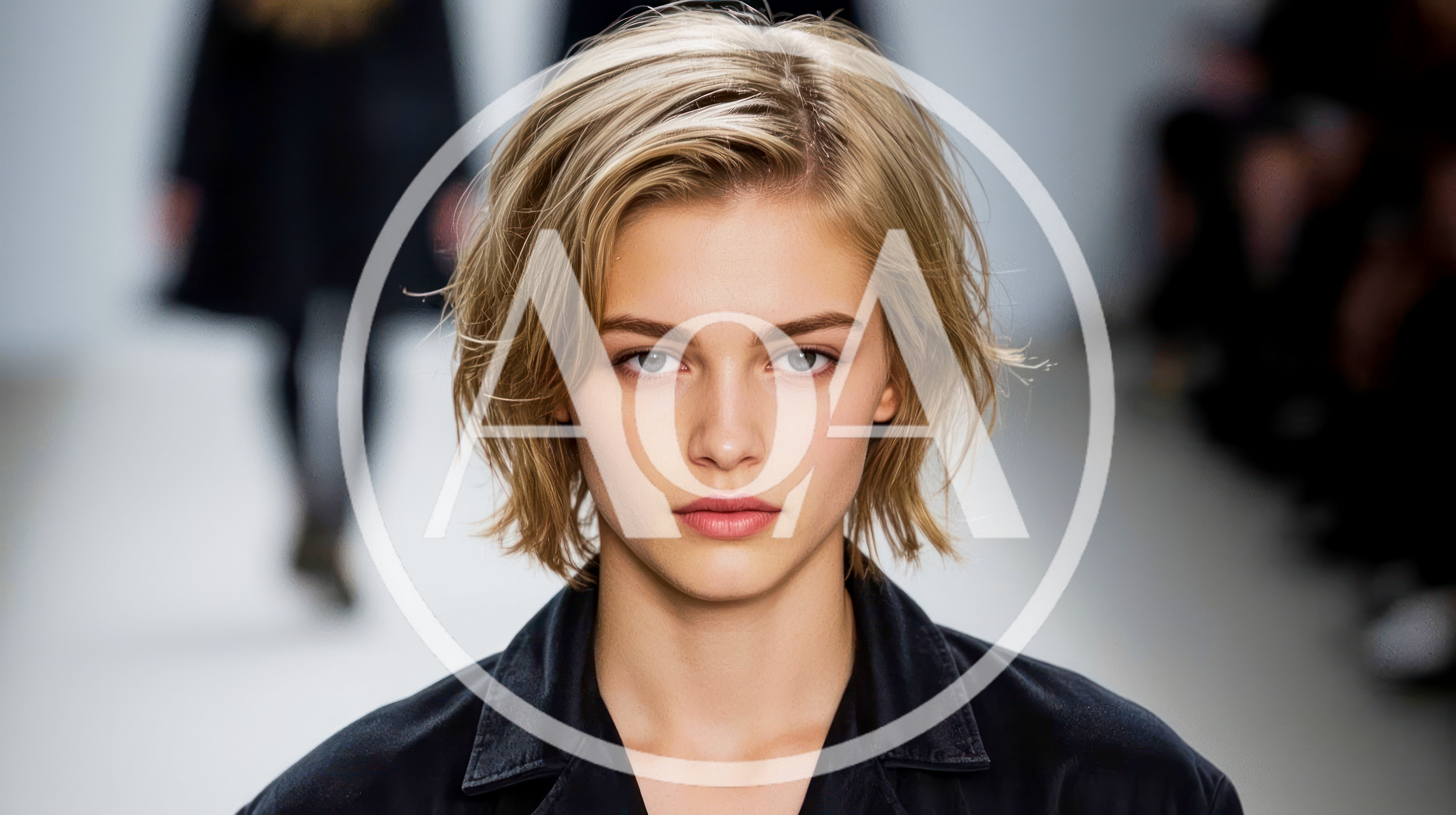 Fashion Model Walking Down The Runway