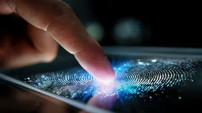 Fingerprint Biometric Authentication On Digital Touchscreen