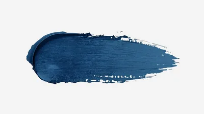 Dark Blue Paint Stroke On White Background
