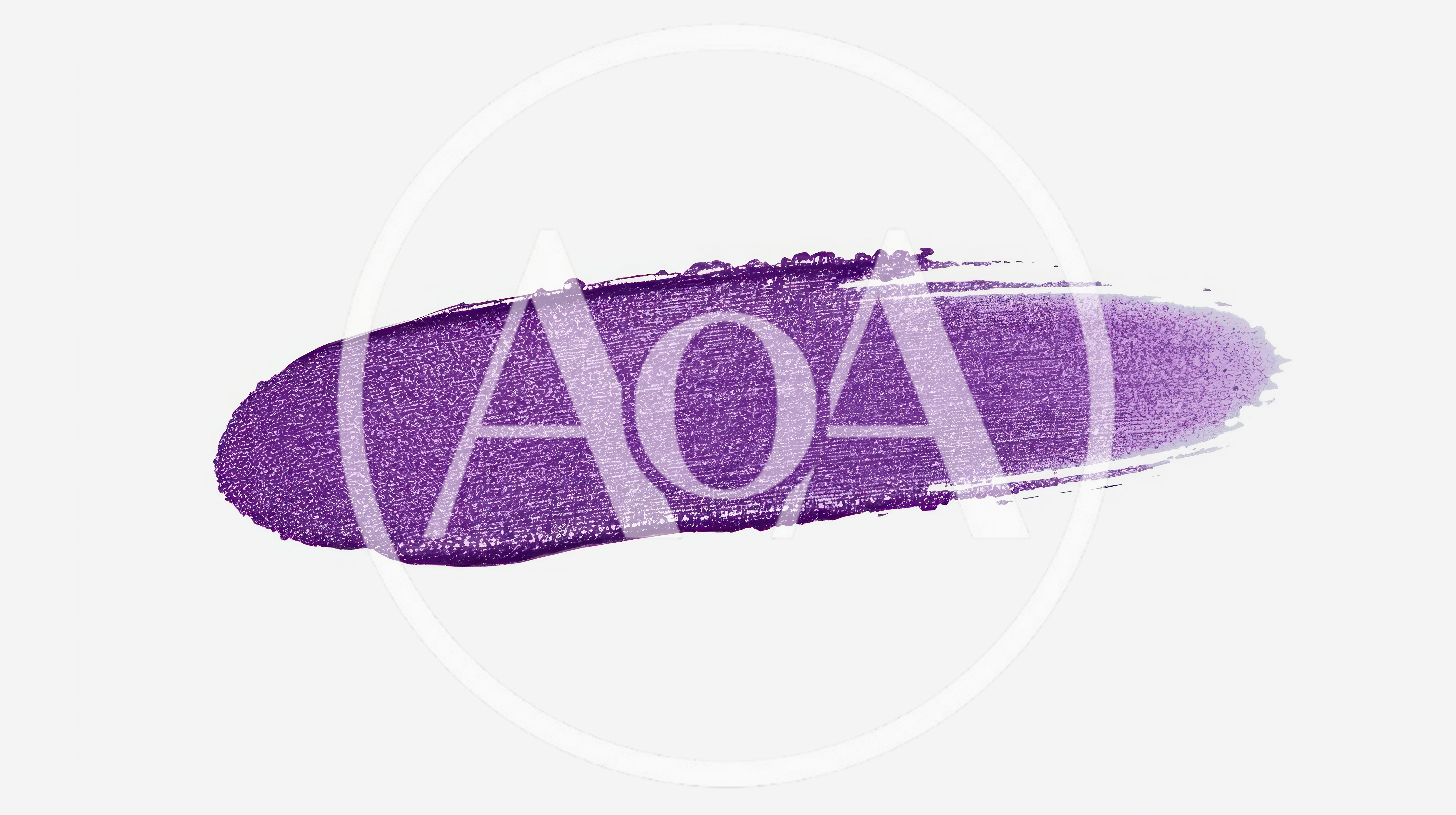 Purple Metallic Makeup Swatch On White Background