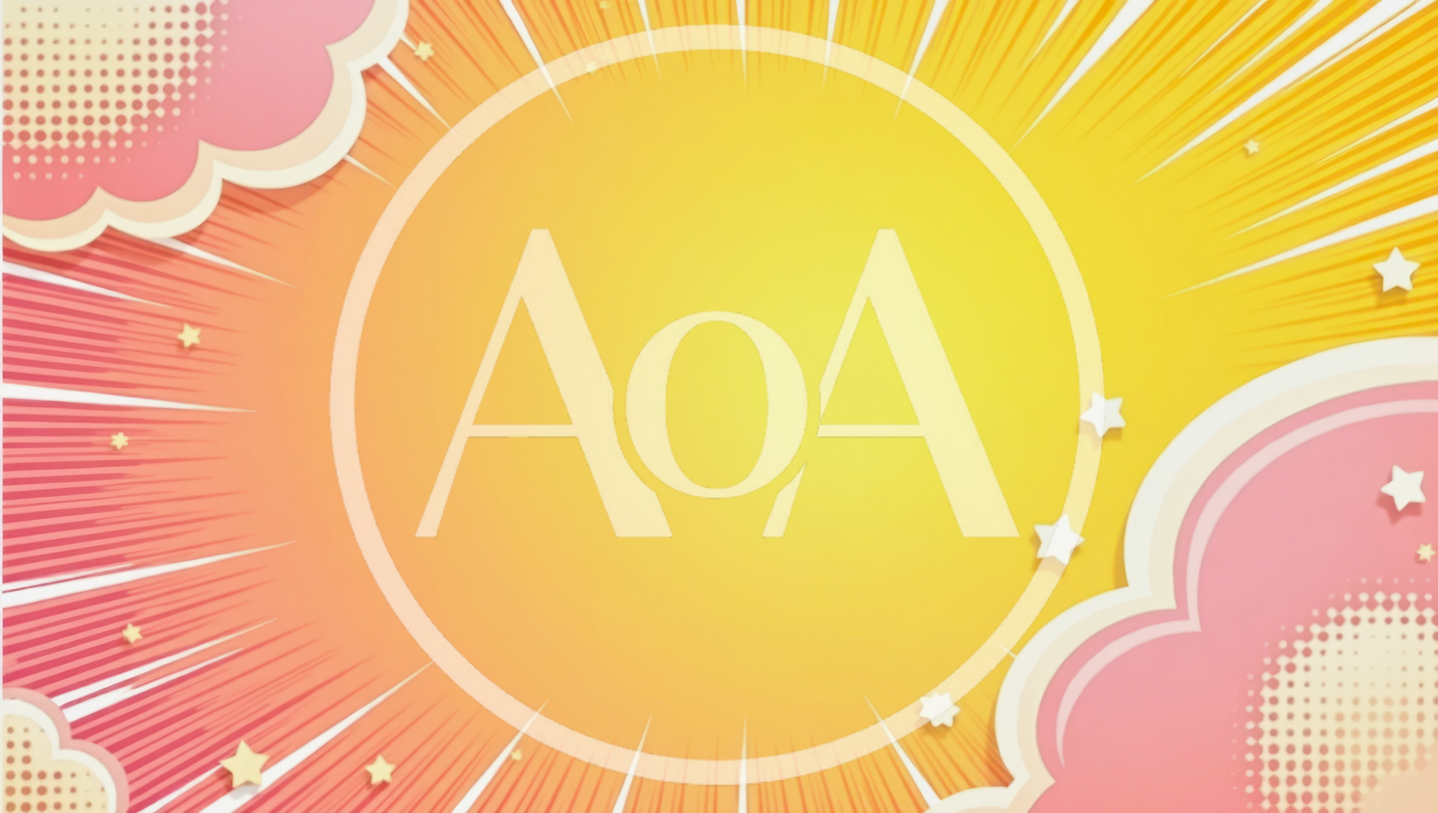 Comic Book Style Background With Pink Clouds And Stars