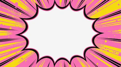 Comic Book Style Speech Bubble Background