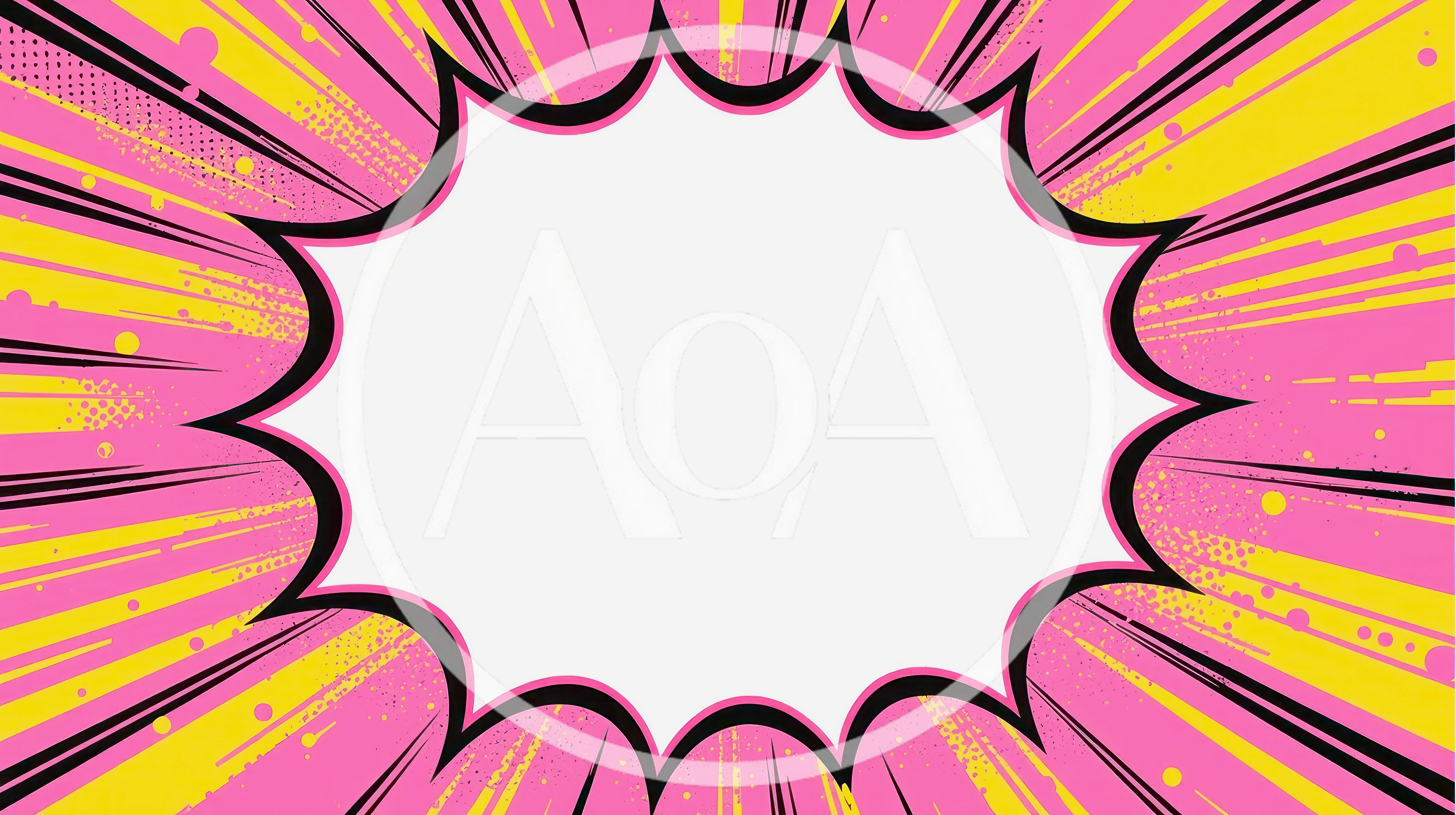Comic Book Style Speech Bubble Background