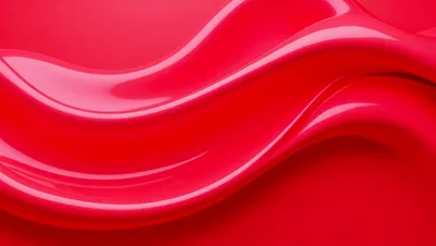 Abstract Red Liquid Wave Background